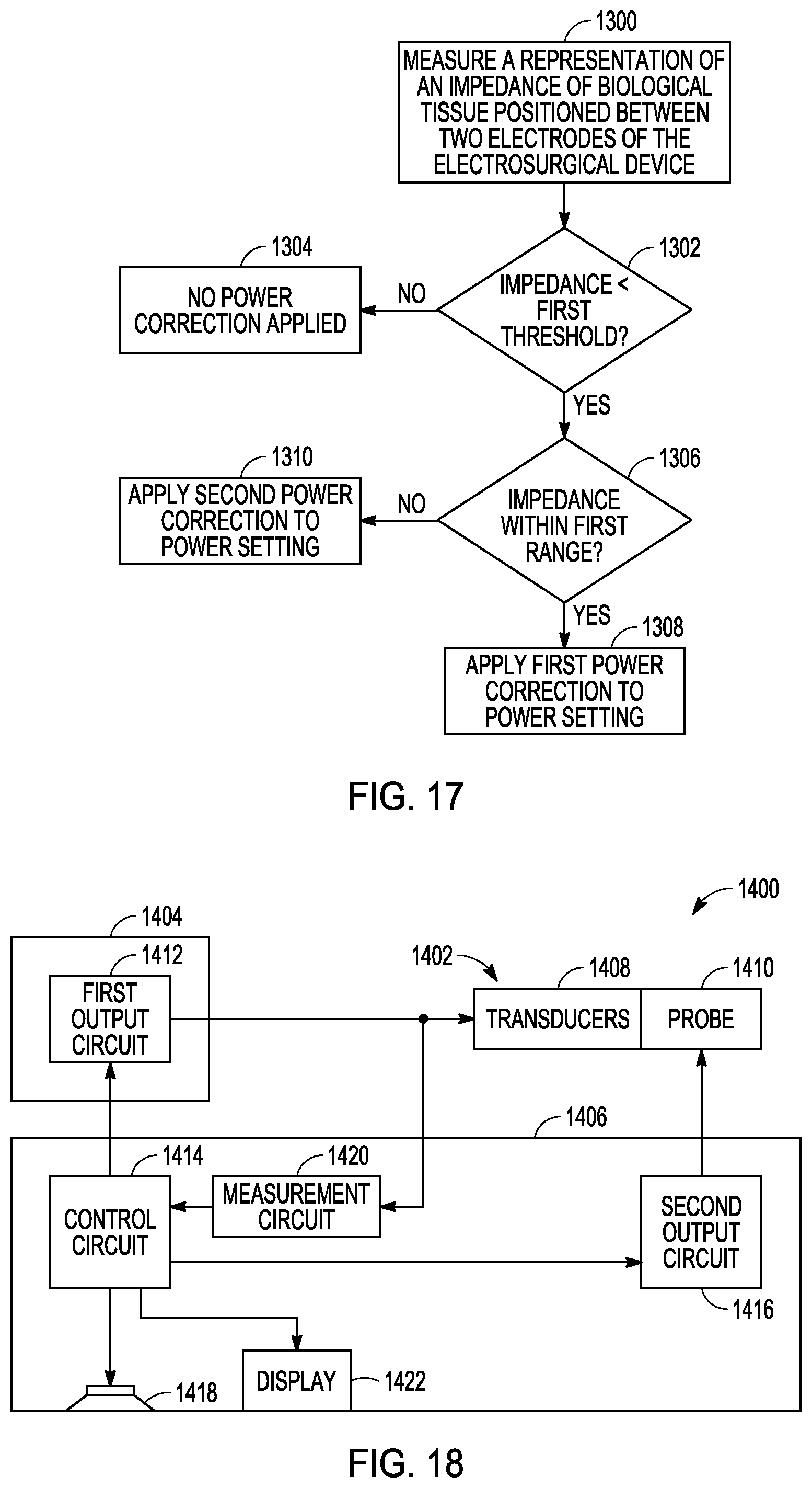 Patent US12303183 Figure 19 – Staged impedance values to control thermal margins in electrosurgical systems