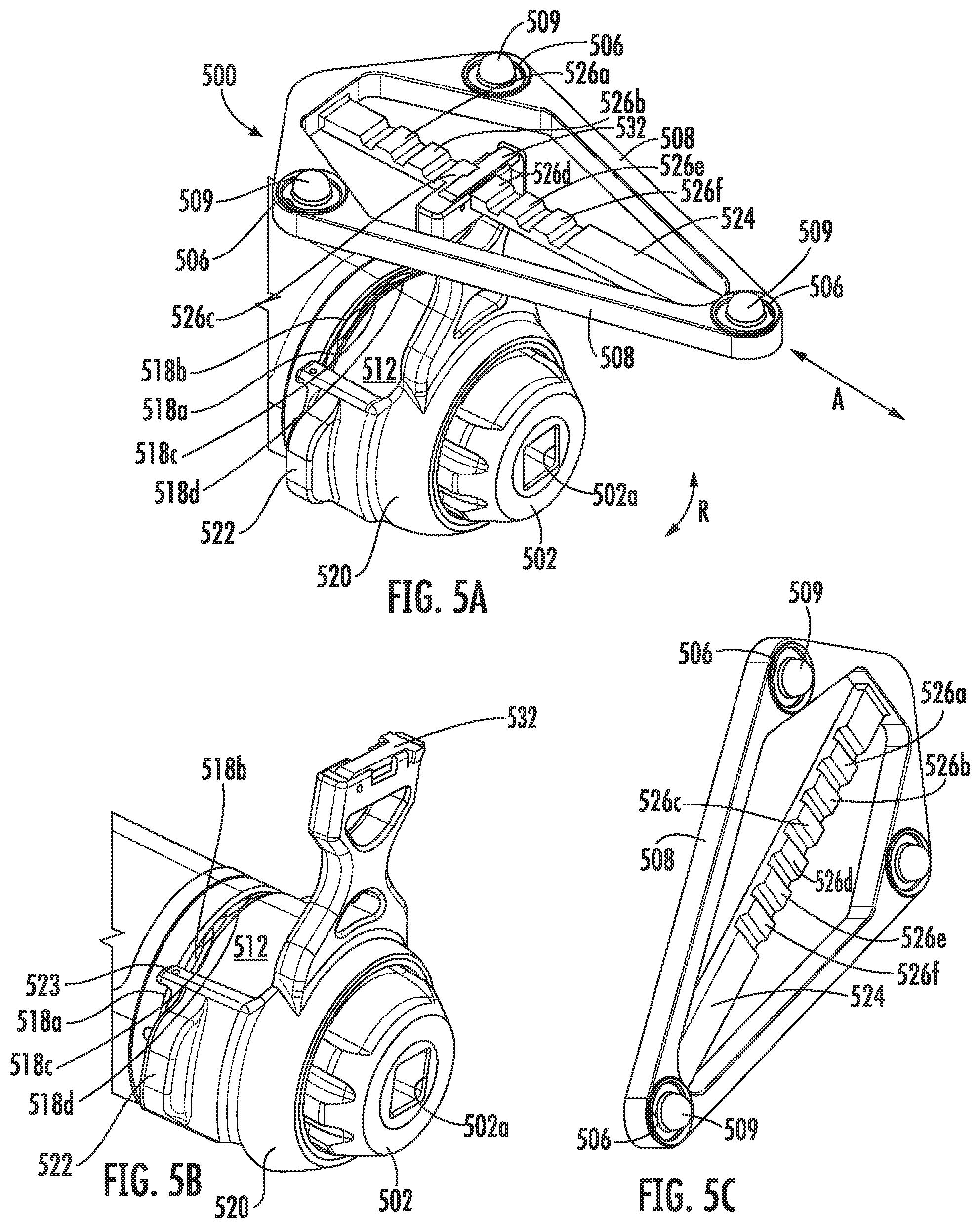 Patent US12303210 Figure 5 – Surgical impactor arrays