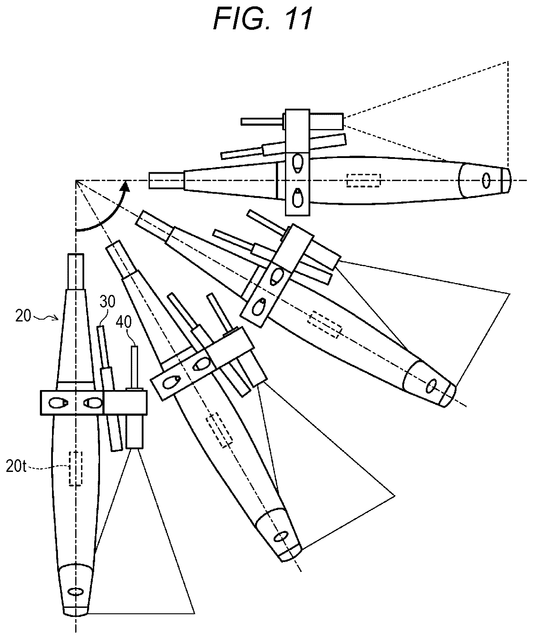Patent US12303212 Figure 11 – Ultrasonic diagnostic apparatus, ultrasonic probe, and attachment for ultrasonic probe