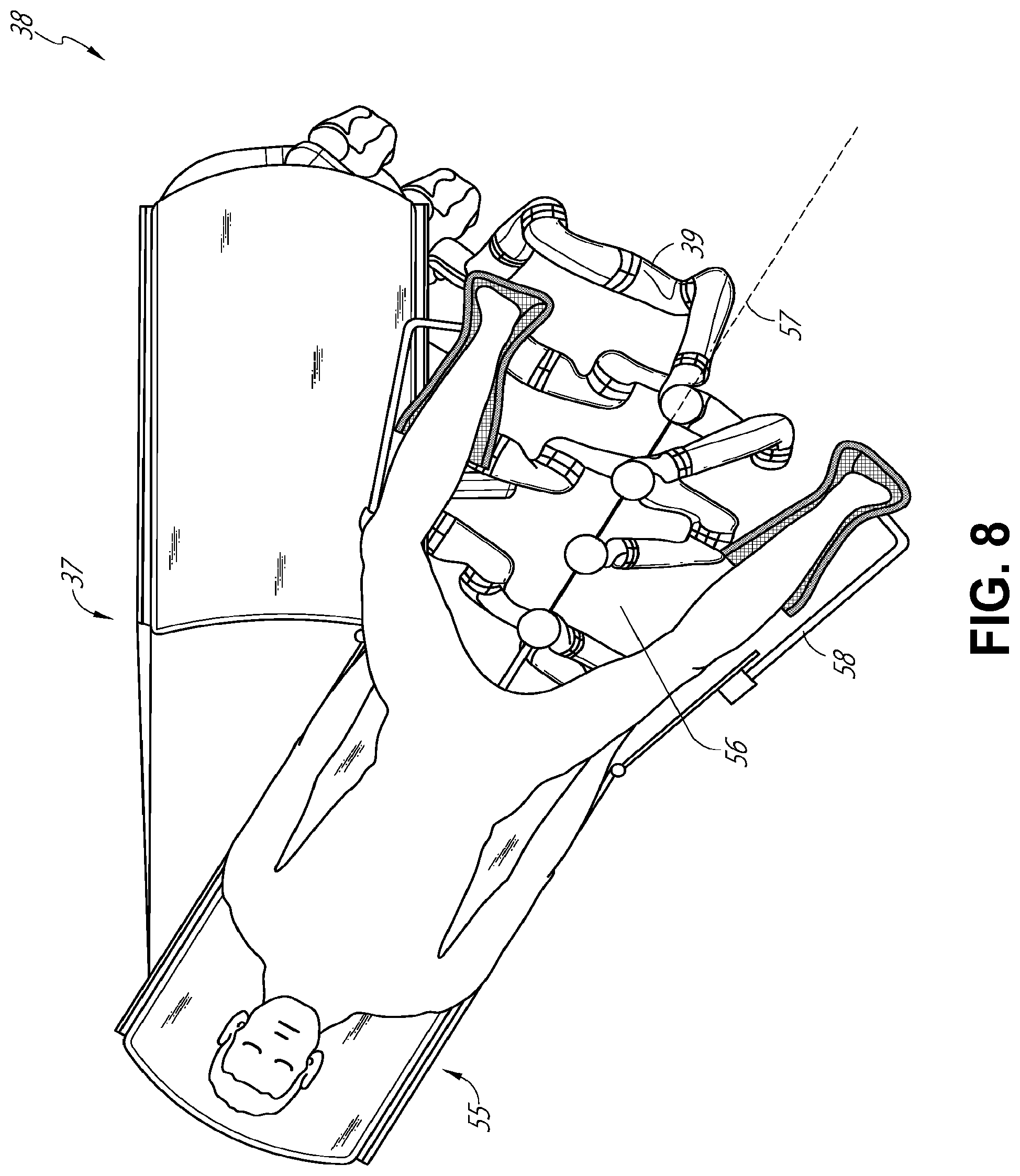 Patent US12303217 Figure 8 – Functional indicators for robotic medical systems
