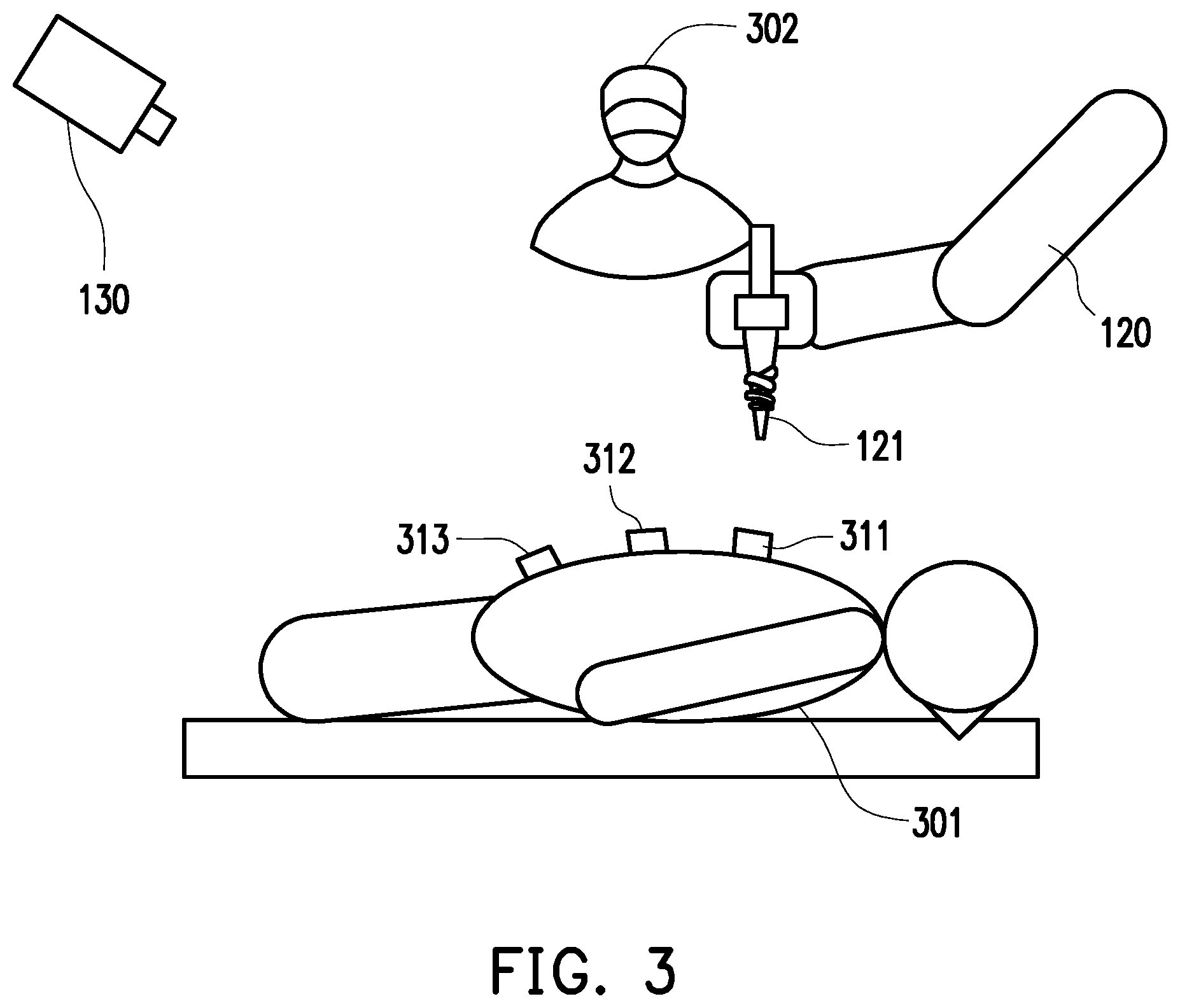Patent US12303222 Figure 2 – Surgical robotic arm control system and control method thereof