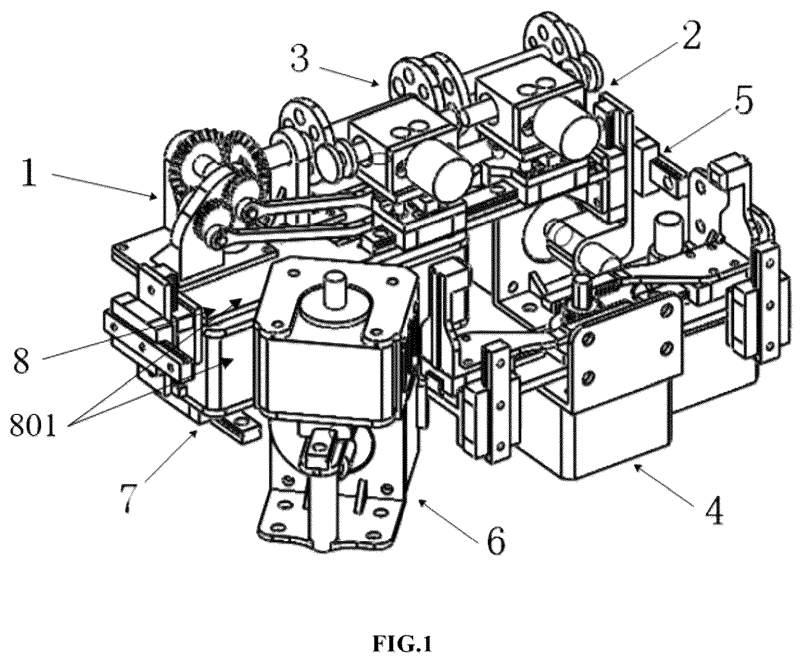 Patent US12303223 Figure 1 – Slave-side propelling device and controlling method for interventional surgical robot