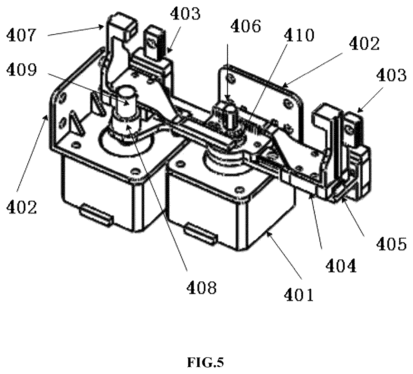 Patent US12303223 Figure 5 – Slave-side propelling device and controlling method for interventional surgical robot