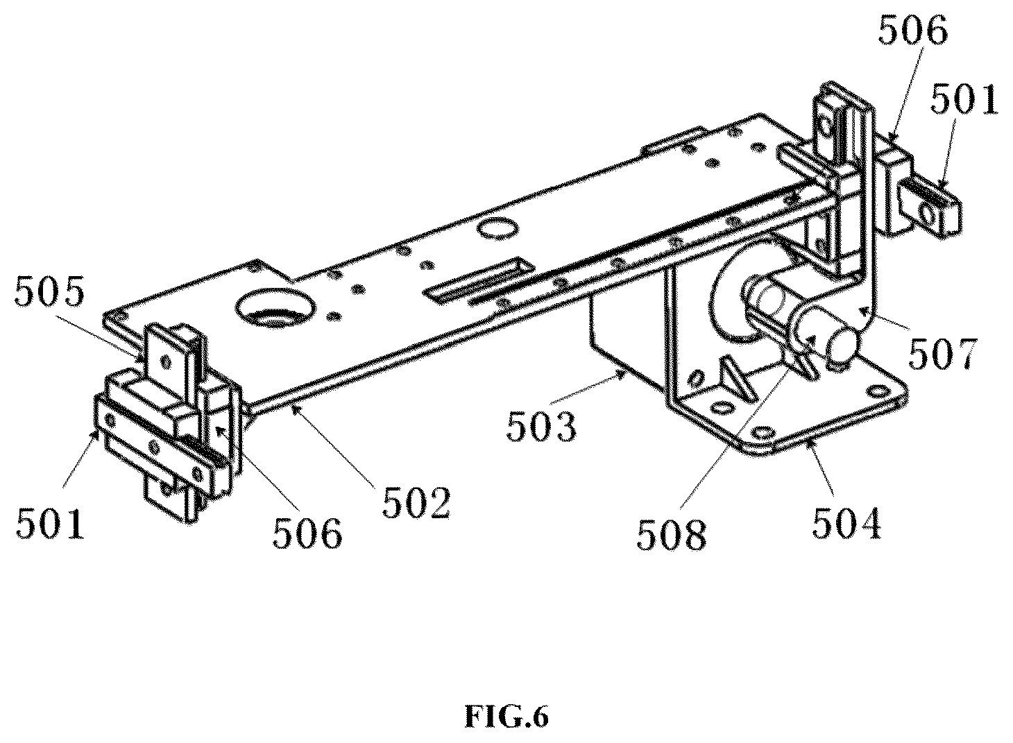 Patent US12303223 Figure 6 – Slave-side propelling device and controlling method for interventional surgical robot