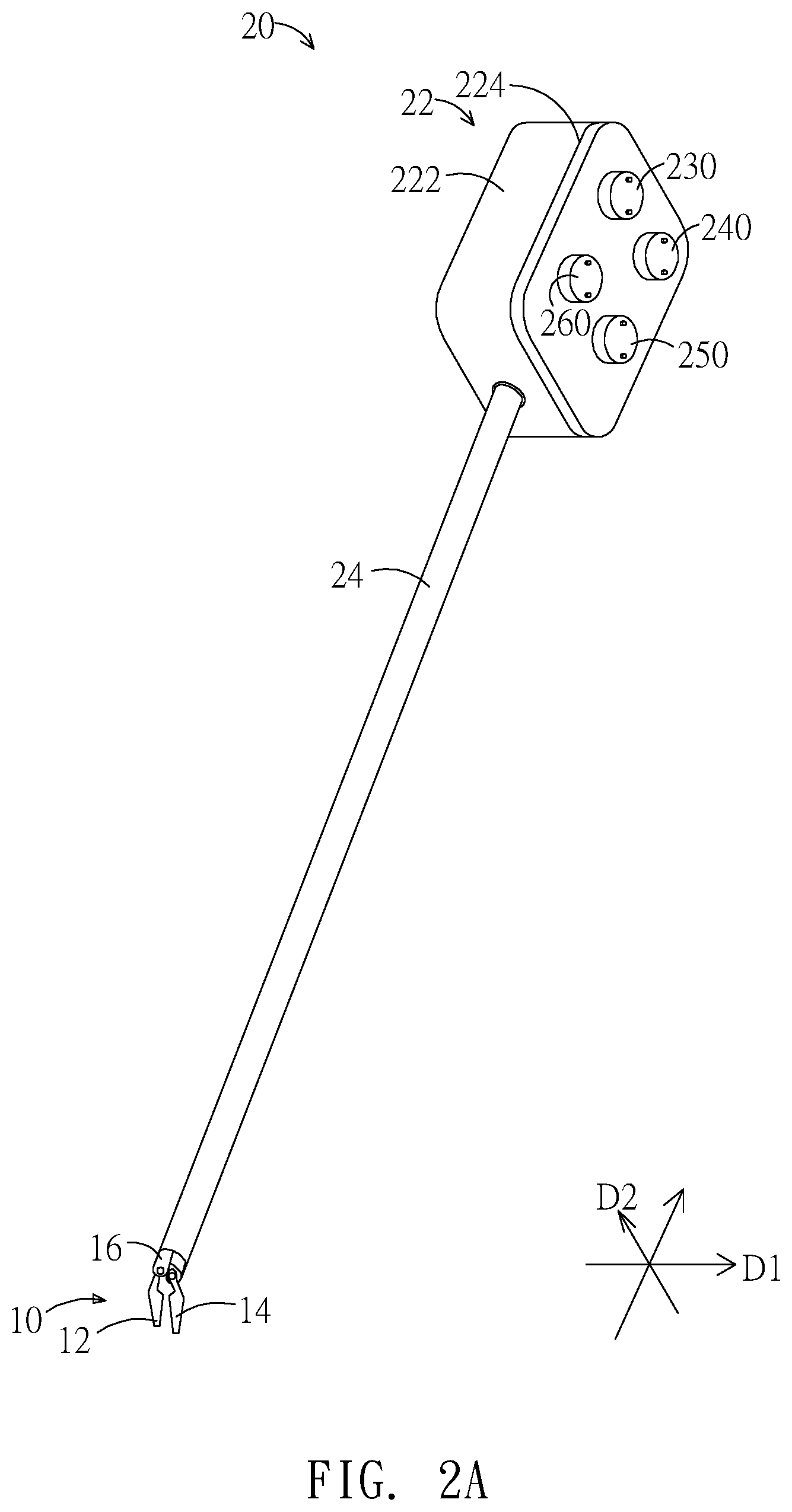 Patent US12303224 Figure 2 – Surgical robot