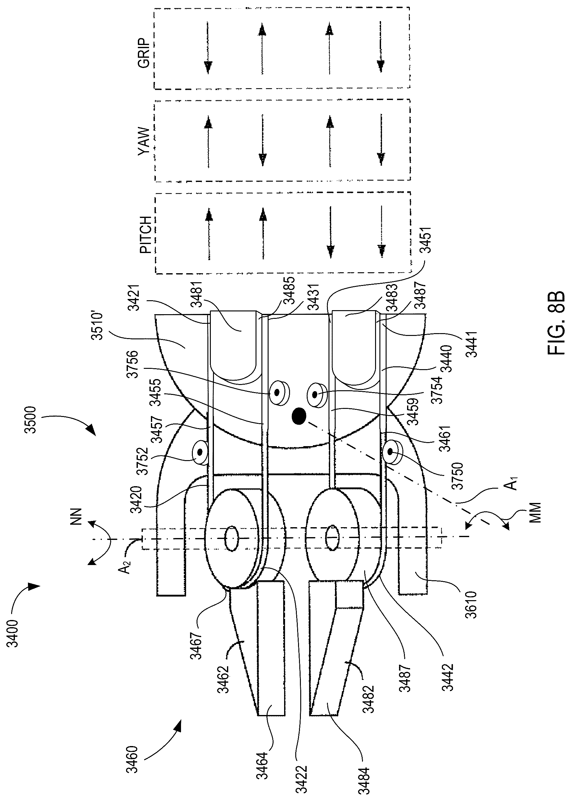 Patent US12303226 Figure 10 – Low-friction medical tools having roller-assisted tension members
