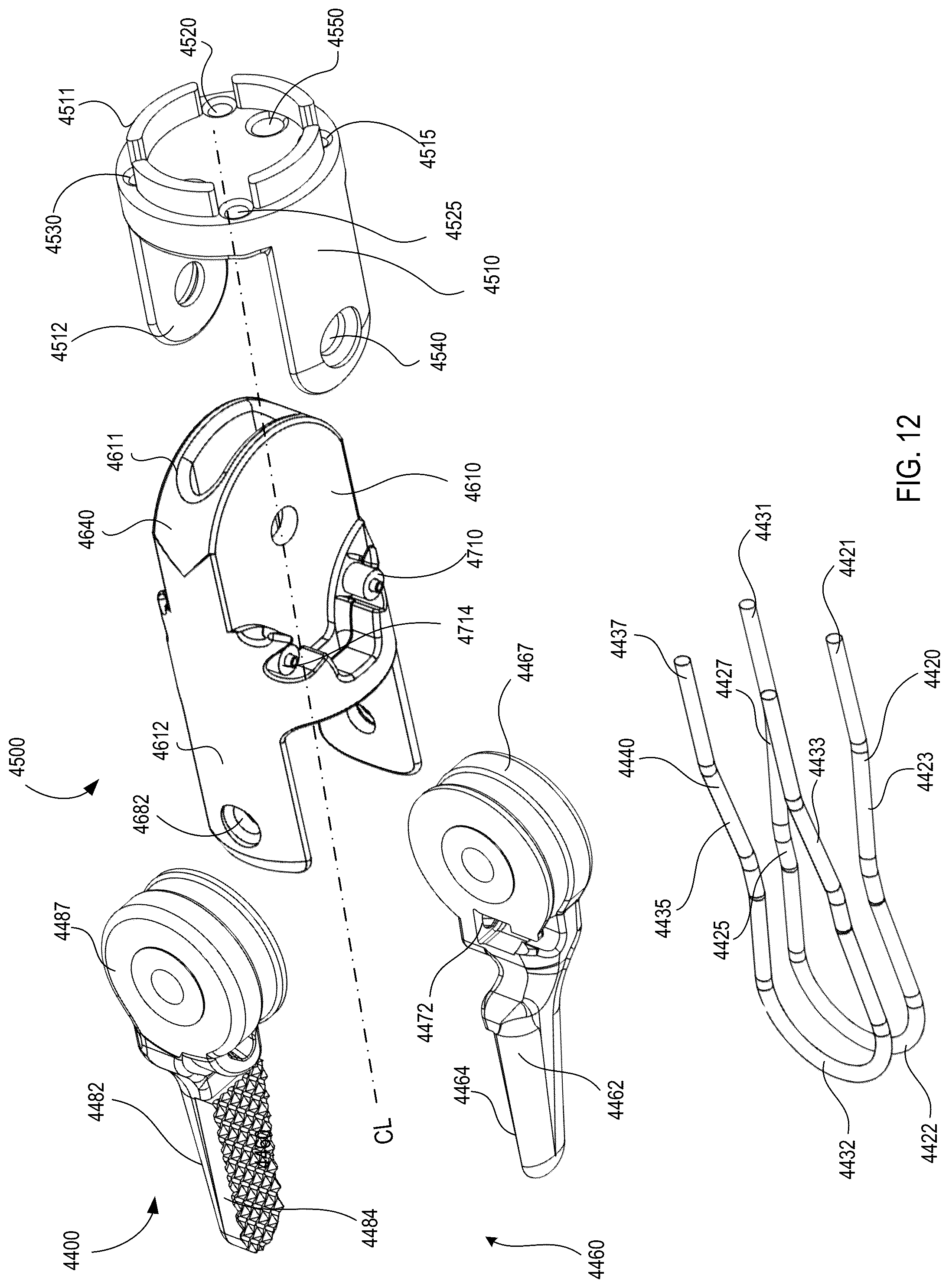 Patent US12303226 Figure 16 – Low-friction medical tools having roller-assisted tension members