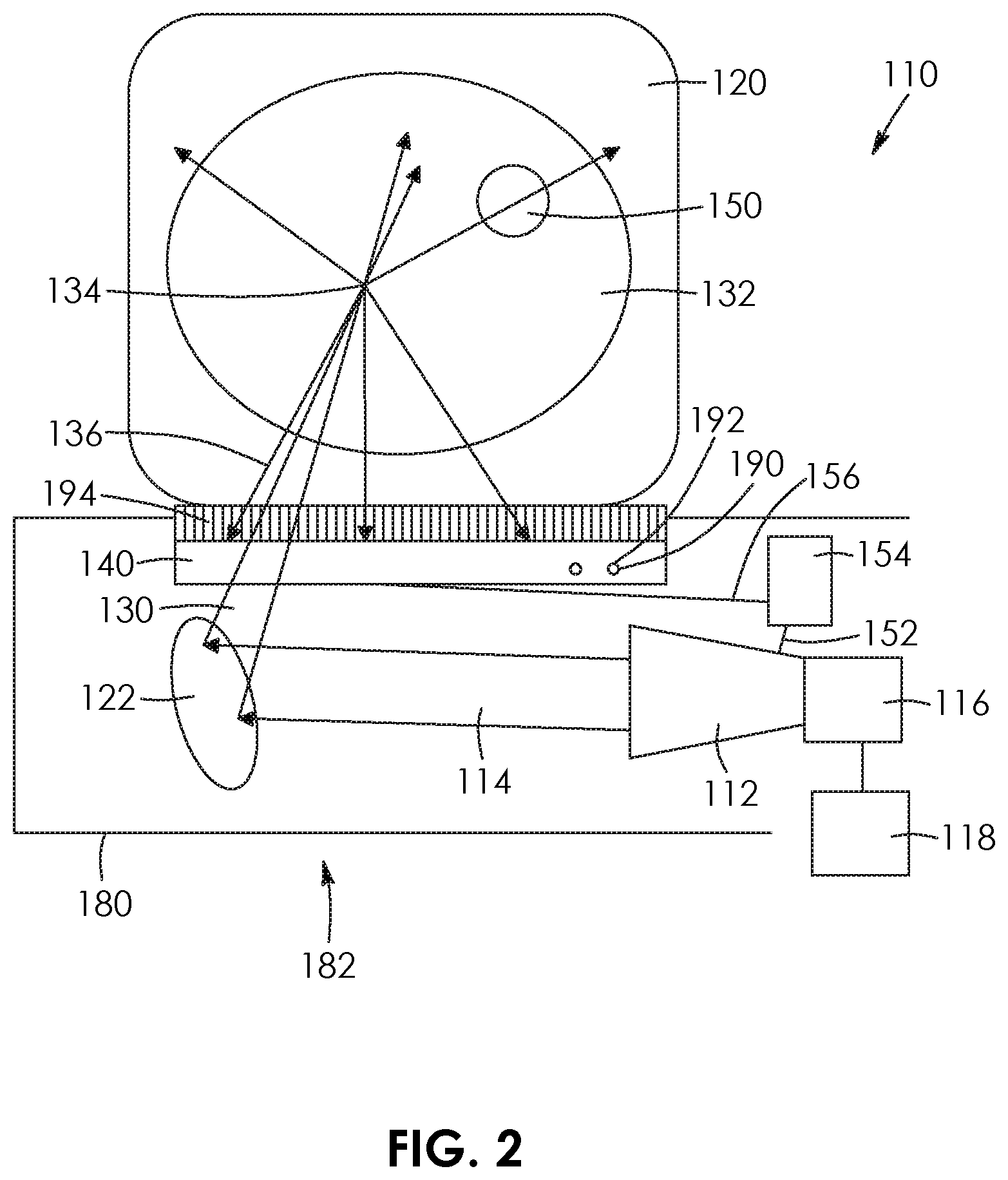 Patent US12303234 Figure 2 – Diffuse acoustic confocal imager