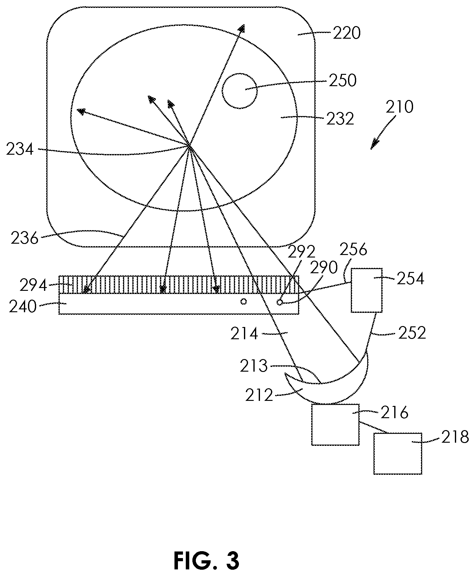 Patent US12303234 Figure 3 – Diffuse acoustic confocal imager