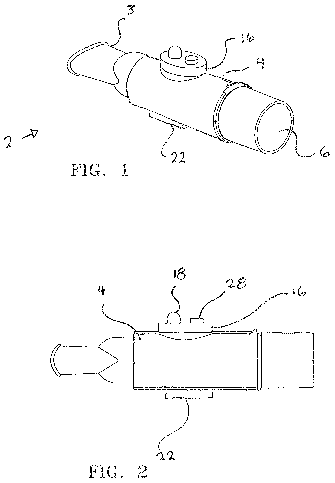 Patent US12303250 Figure 1 – Bidirectional incentive spirometer