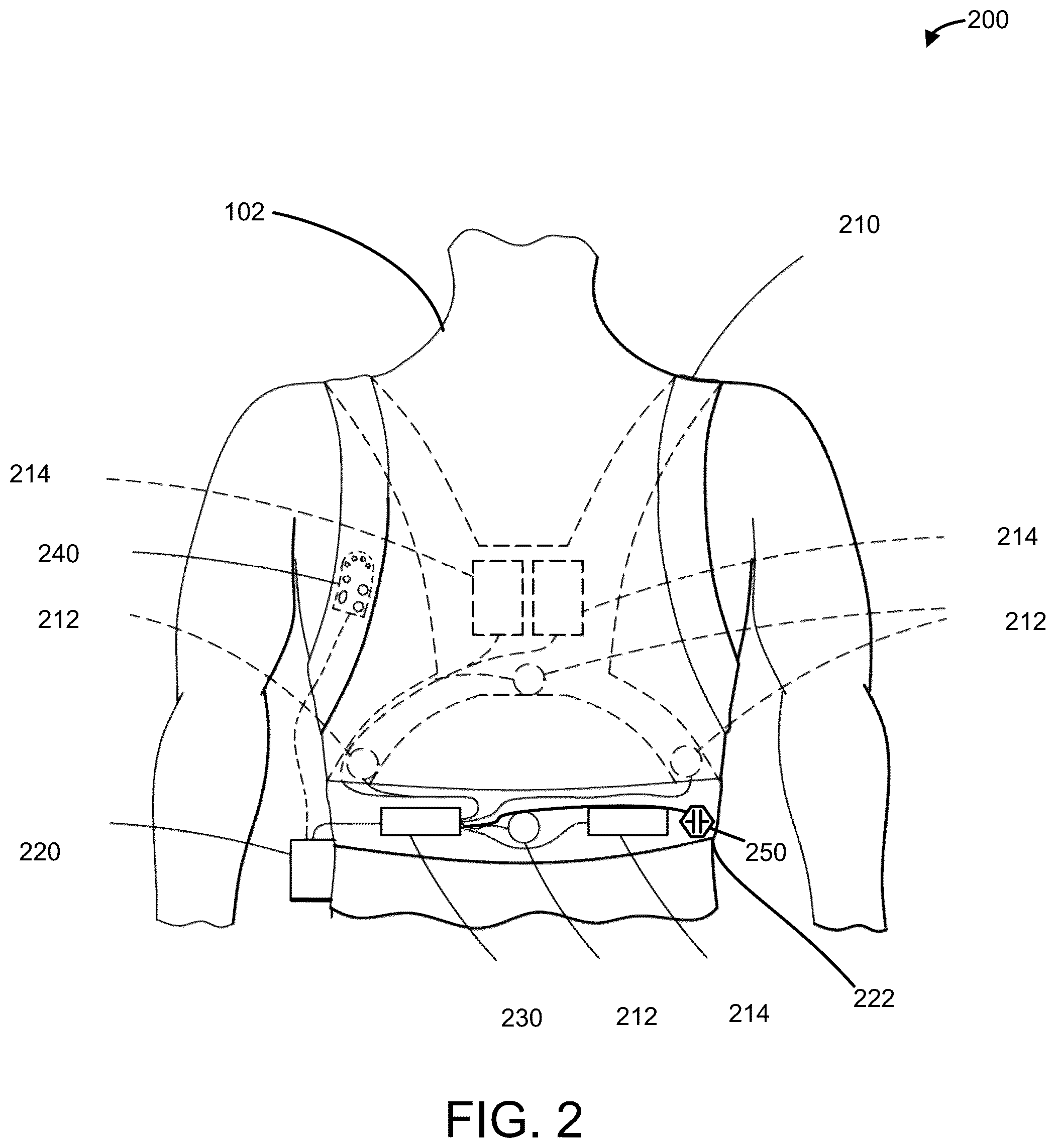 Patent US12303253 Figure 2 – Systems and methods of tracking patient movement