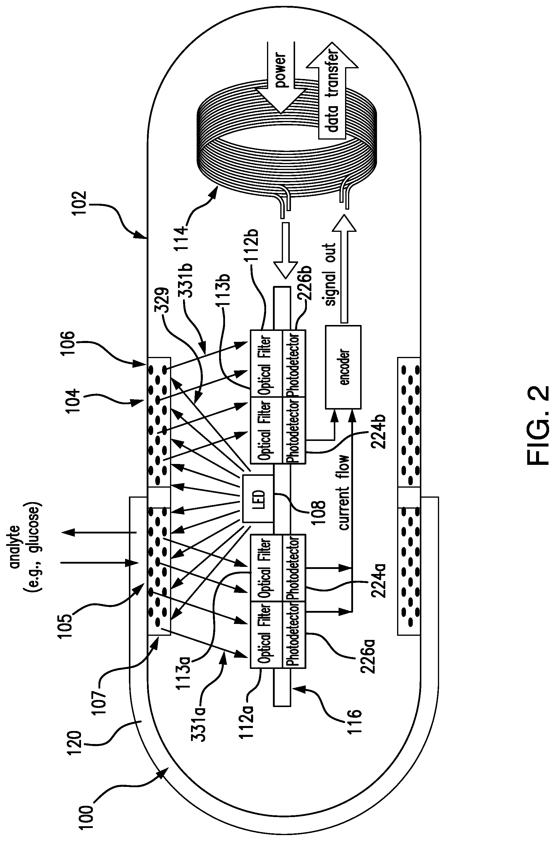 Patent US12303265 Figure 2 – Methods and systems for calculating analyte levels