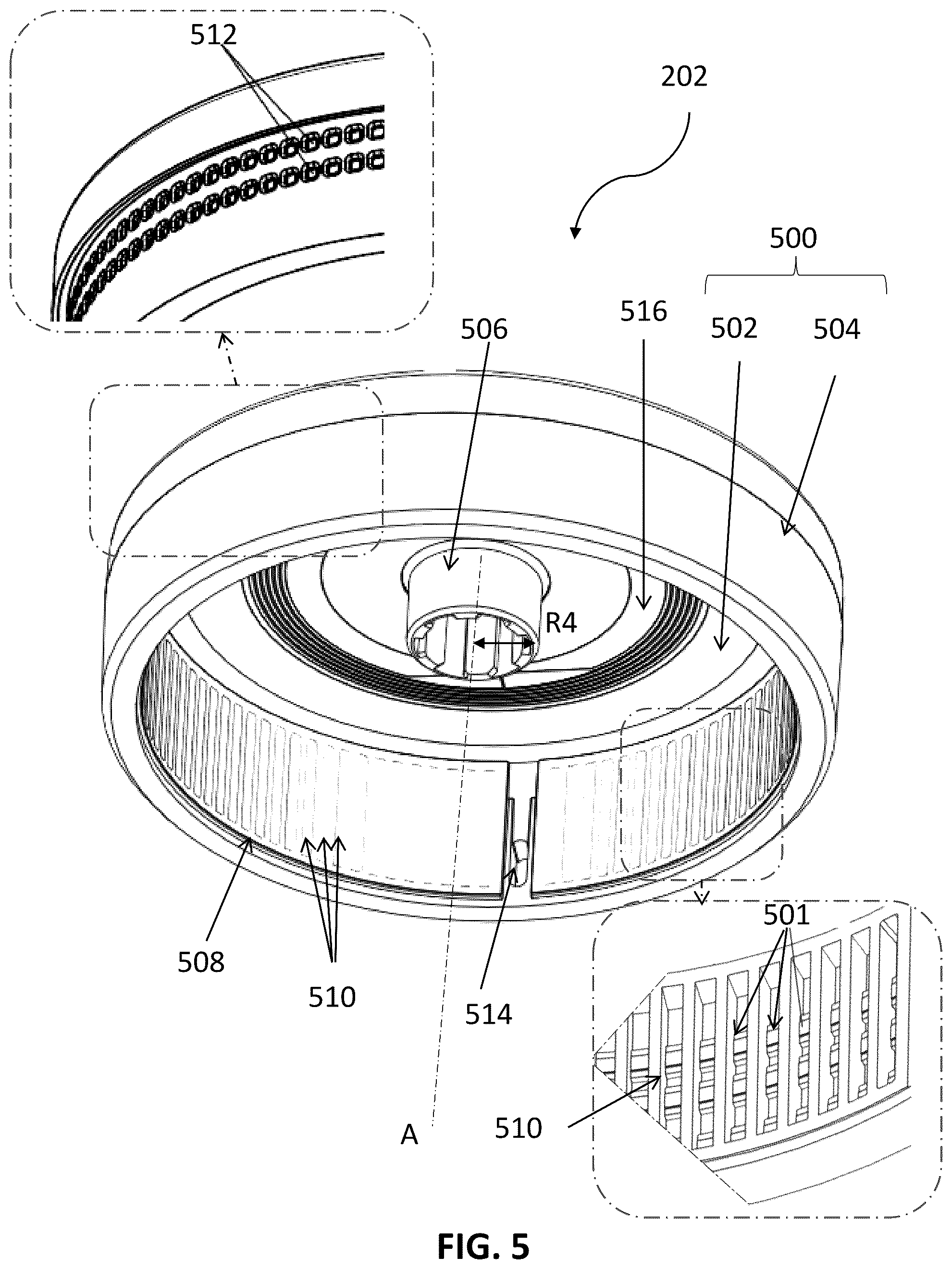 Patent US12303270 Figure 5 – Station for urine analysis device, urine analysis device, associated methods