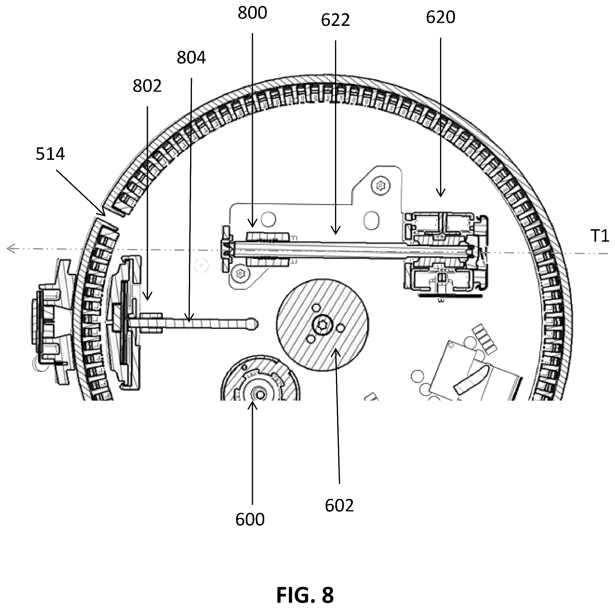 Patent US12303270 Figure 8 – Station for urine analysis device, urine analysis device, associated methods