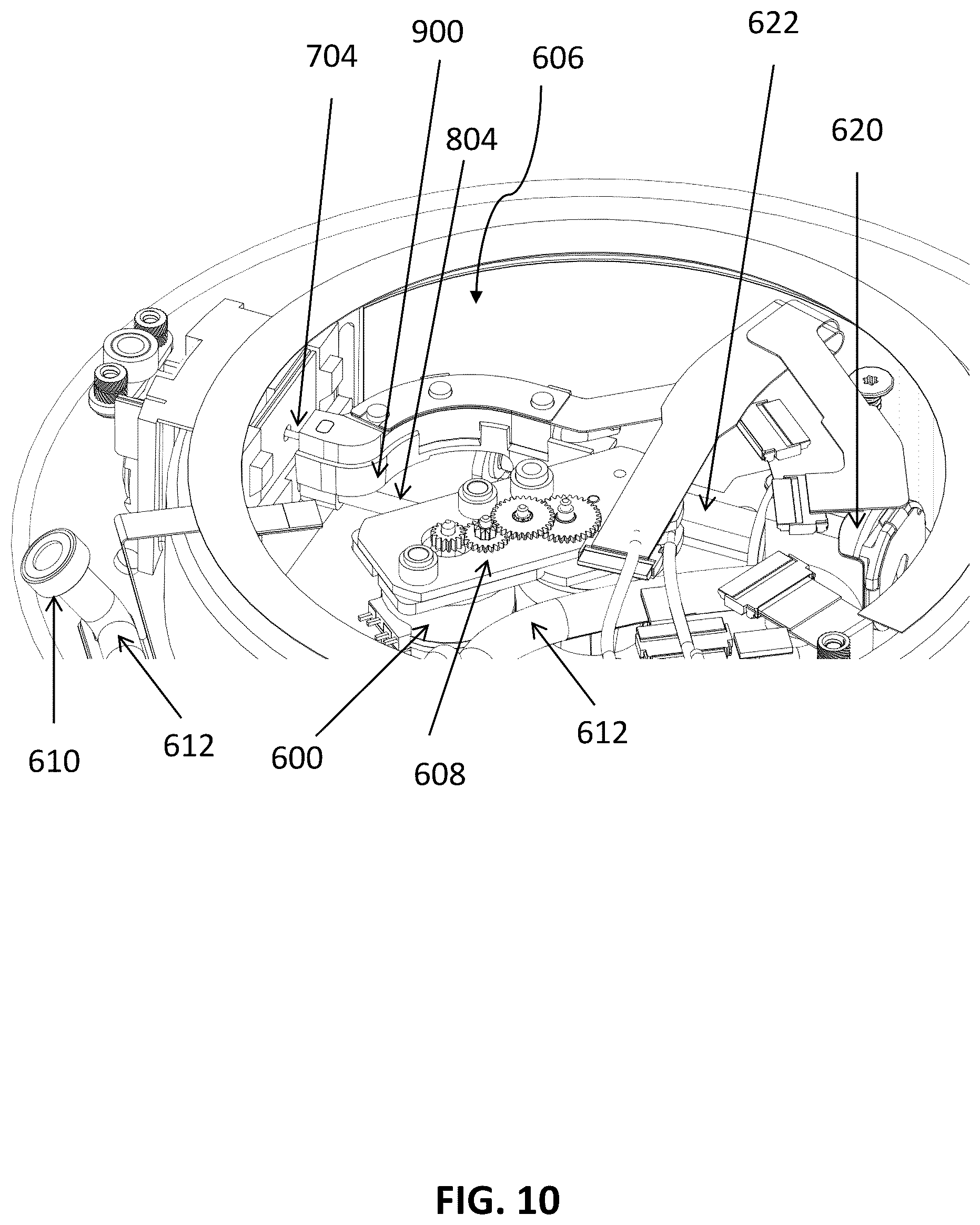 Patent US12303270 Figure 10 – Station for urine analysis device, urine analysis device, associated methods