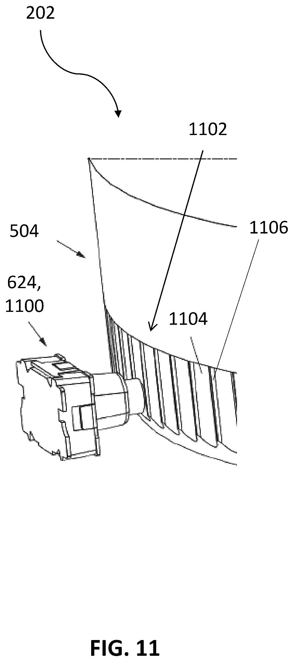 Patent US12303270 Figure 11 – Station for urine analysis device, urine analysis device, associated methods