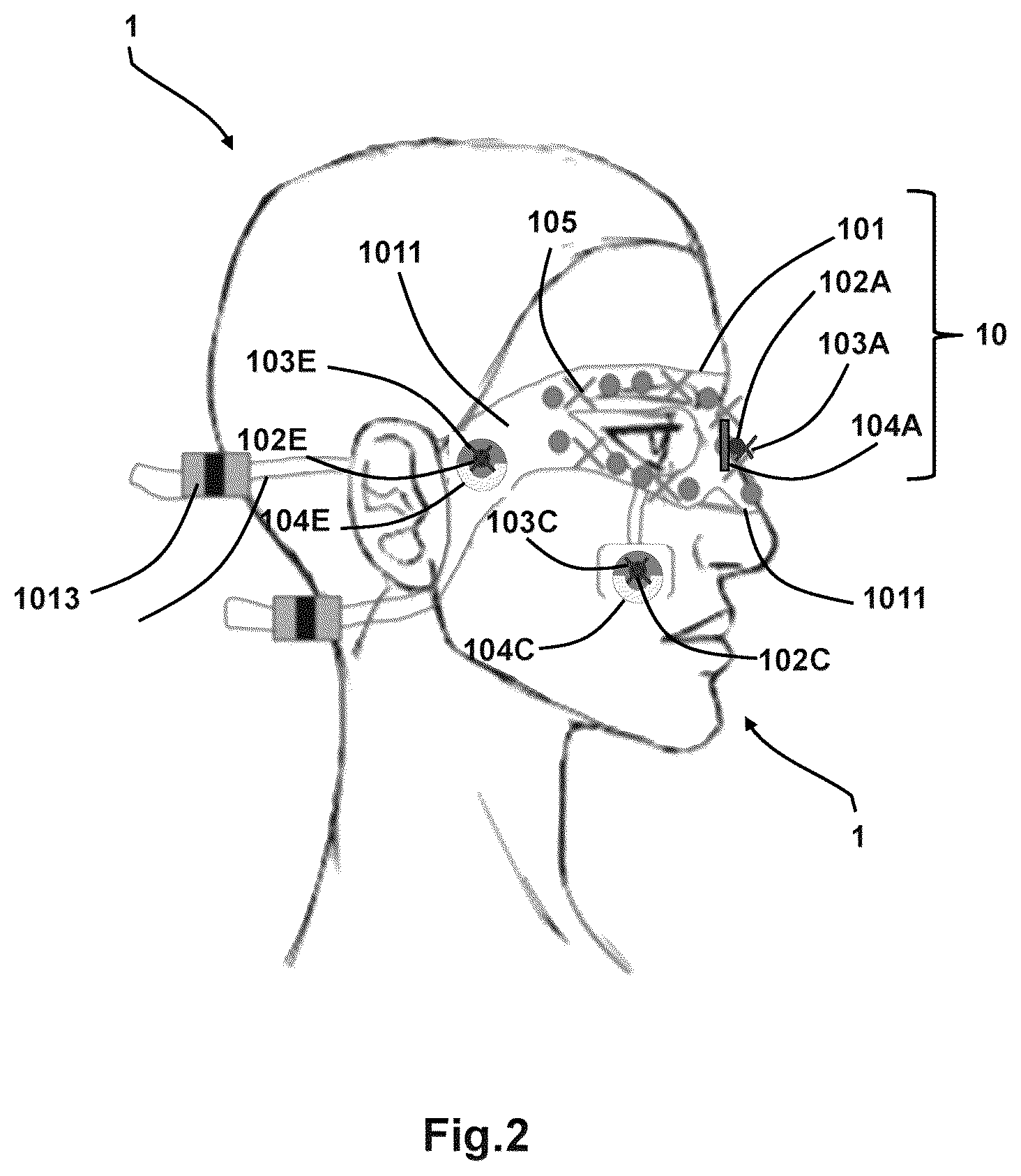 Patent US12303272 Figure 2 – Multi-modal 3D marker for co-registration of biomagnetic and magnetic resonance imaging