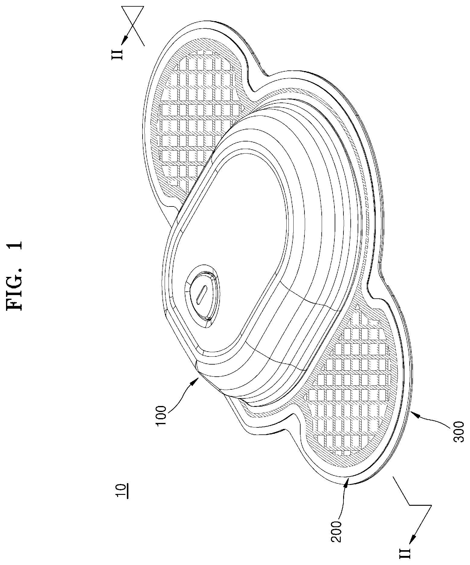 Patent US12303276 — Wearable device including structure for preventing noise caused by static electricity — Figure 1