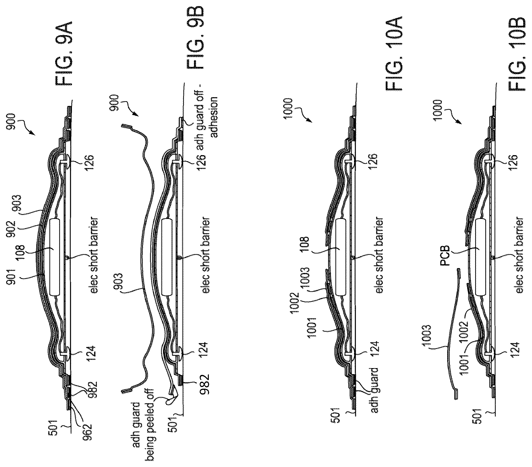 Patent US12303277 Figure 10 – Device features and design elements for long-term adhesion