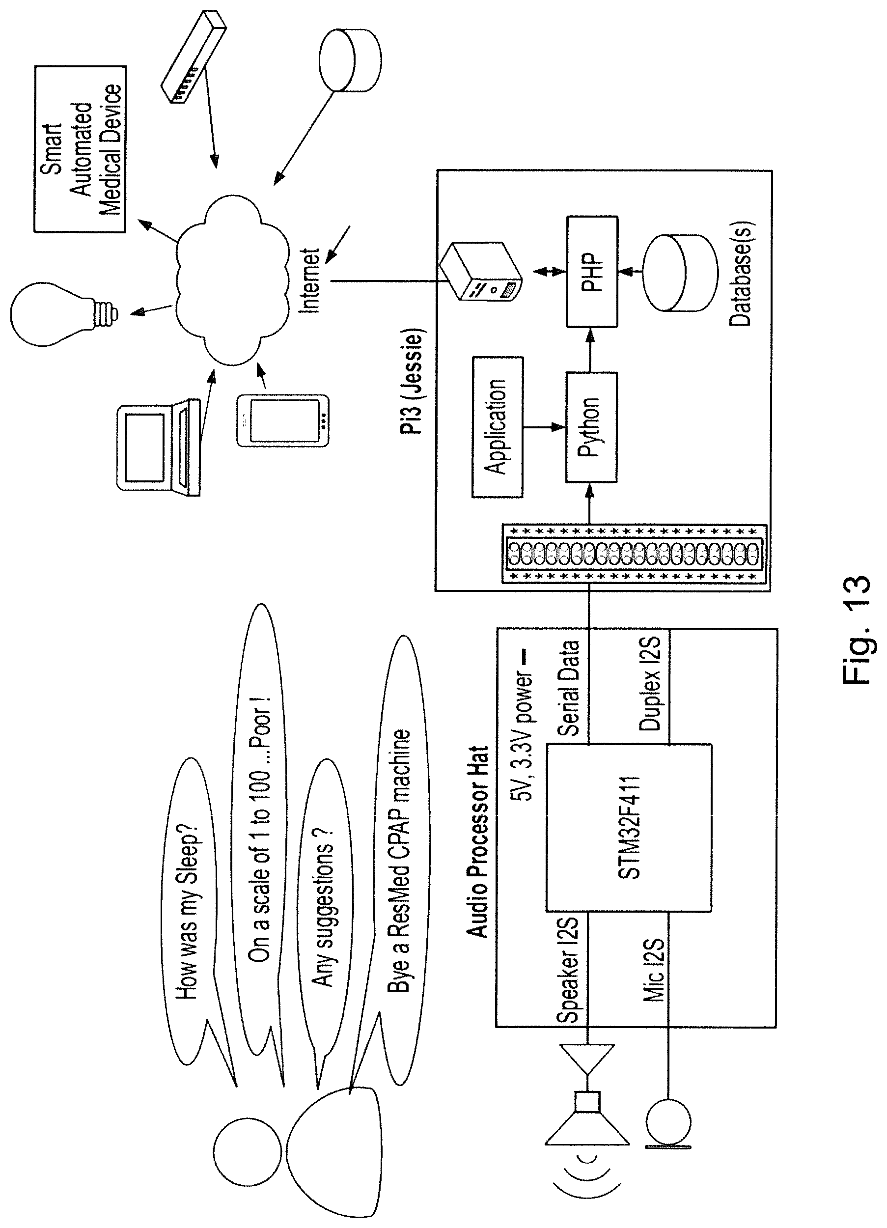 Patent US12303287 Figure 13 – Apparatus, system, and method for health and medical sensing