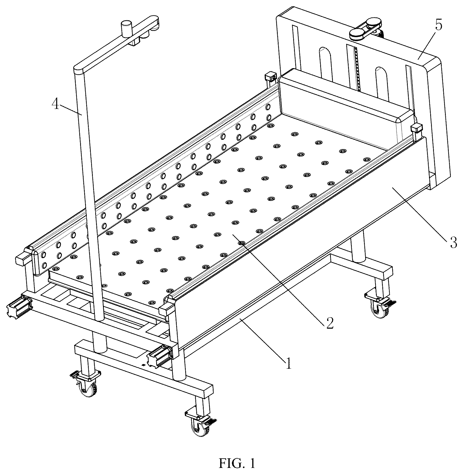 Patent US12303305 Figure 1 – Monitoring and early warning device for preventing falling during getting up of old people