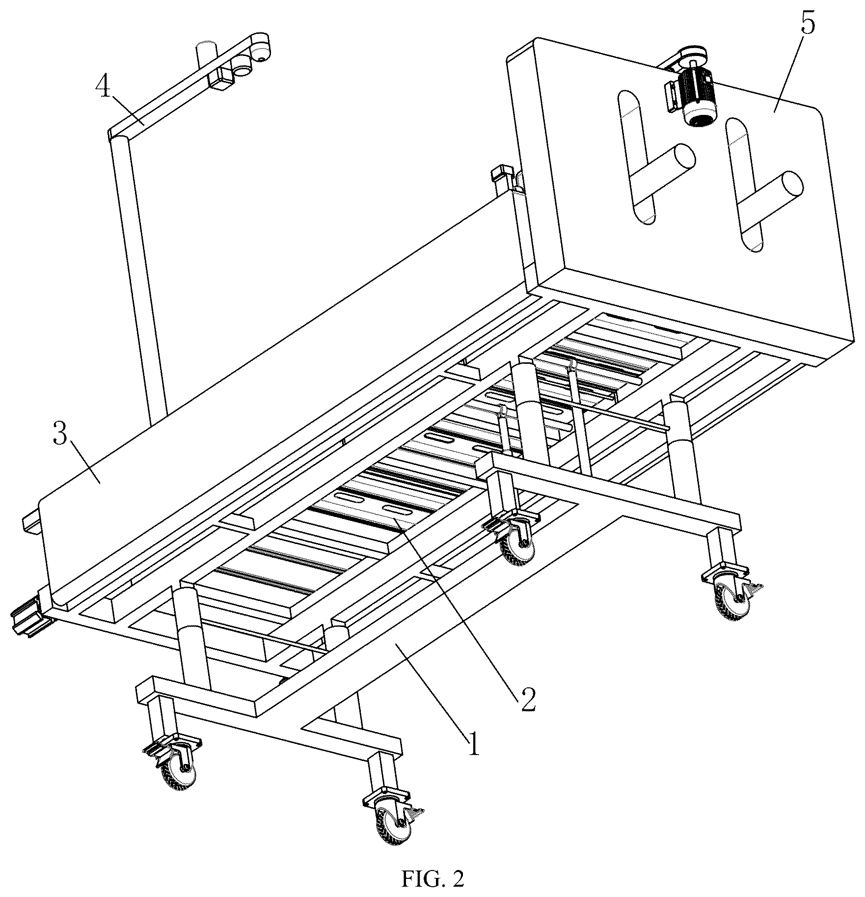 Patent US12303305 Figure 2 – Monitoring and early warning device for preventing falling during getting up of old people