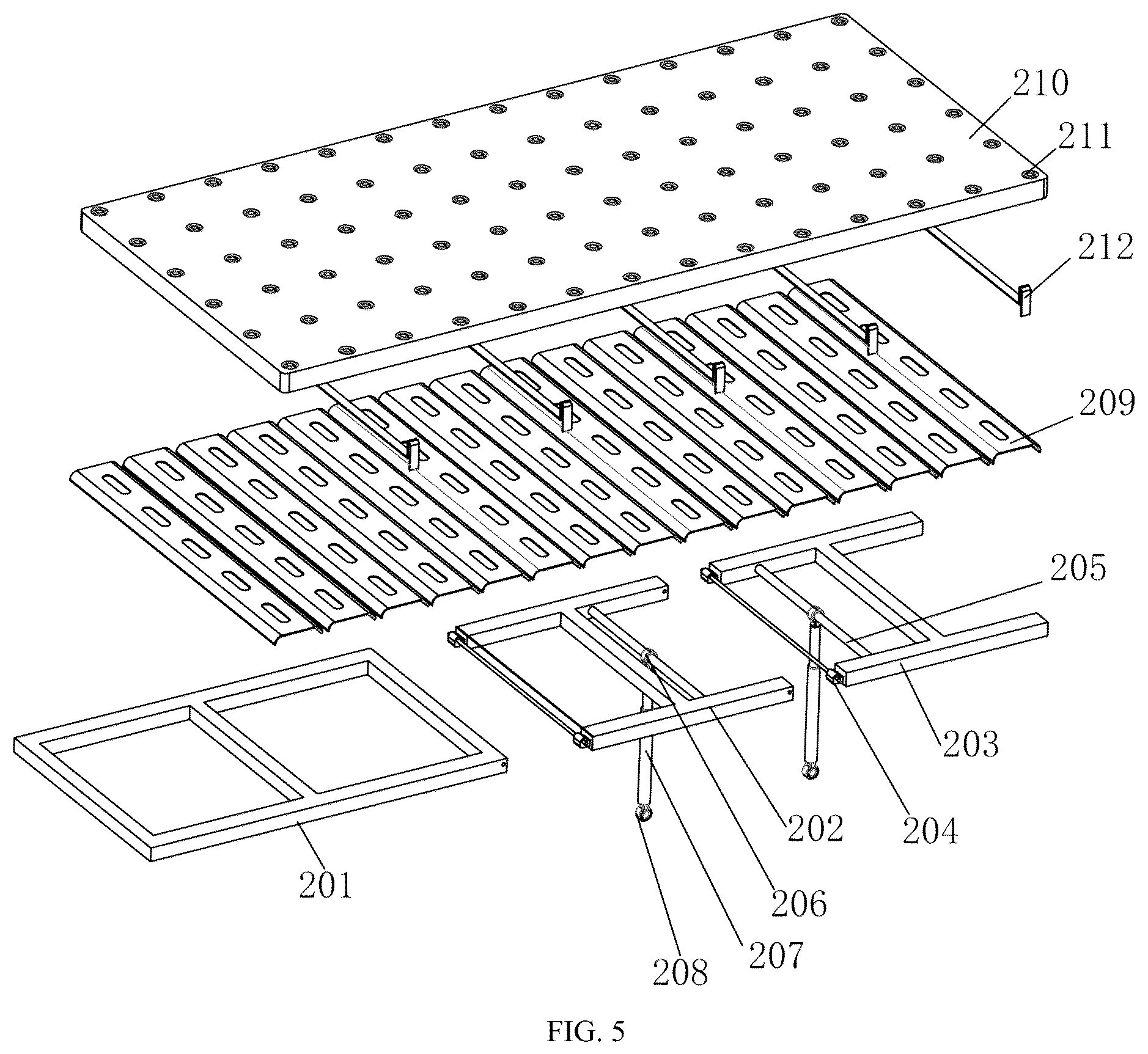 Patent US12303305 Figure 5 – Monitoring and early warning device for preventing falling during getting up of old people