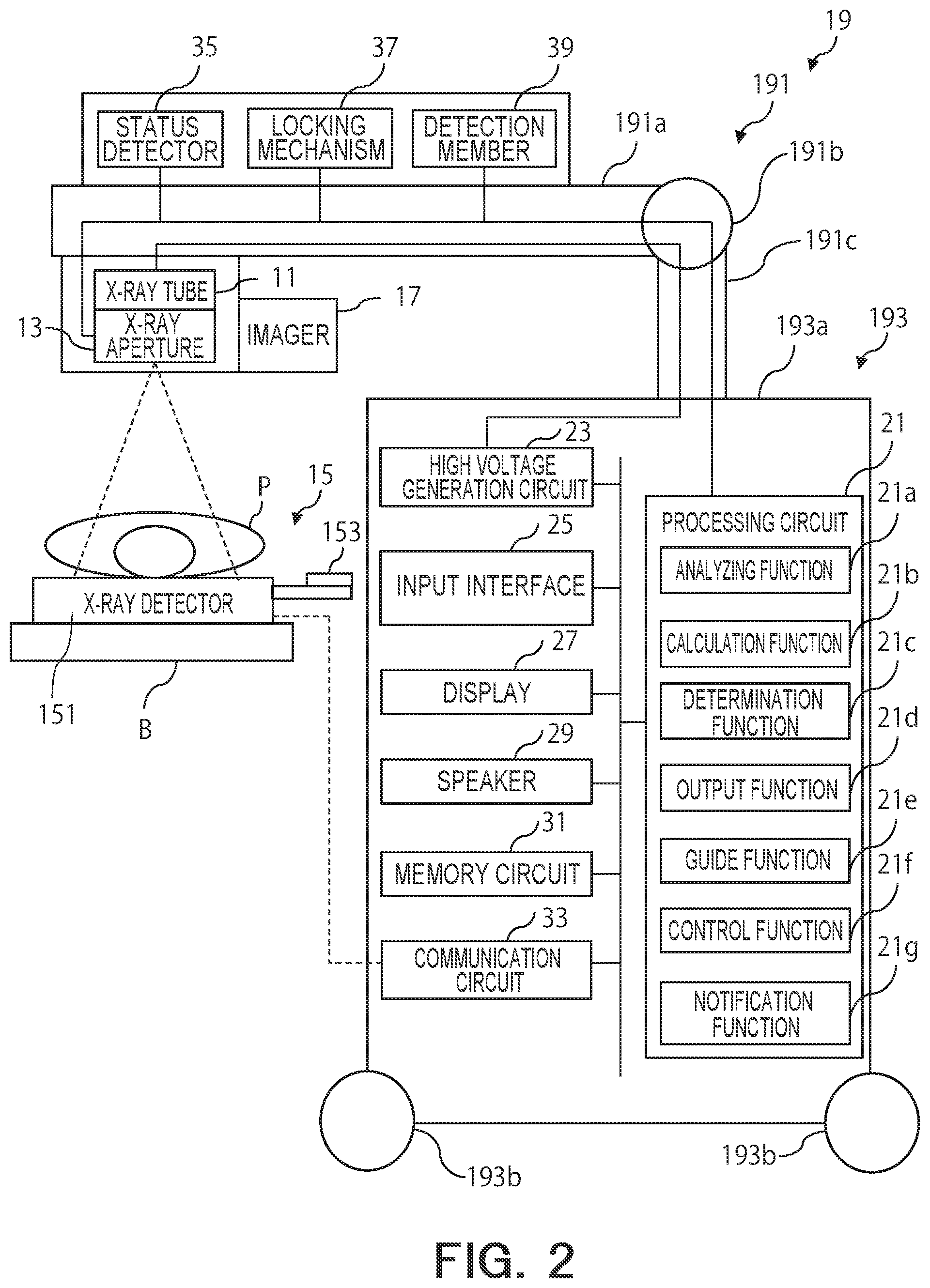 Patent US12303308 Figure 2 – X-ray diagnosis apparatus and non-transitory computer readable storage medium