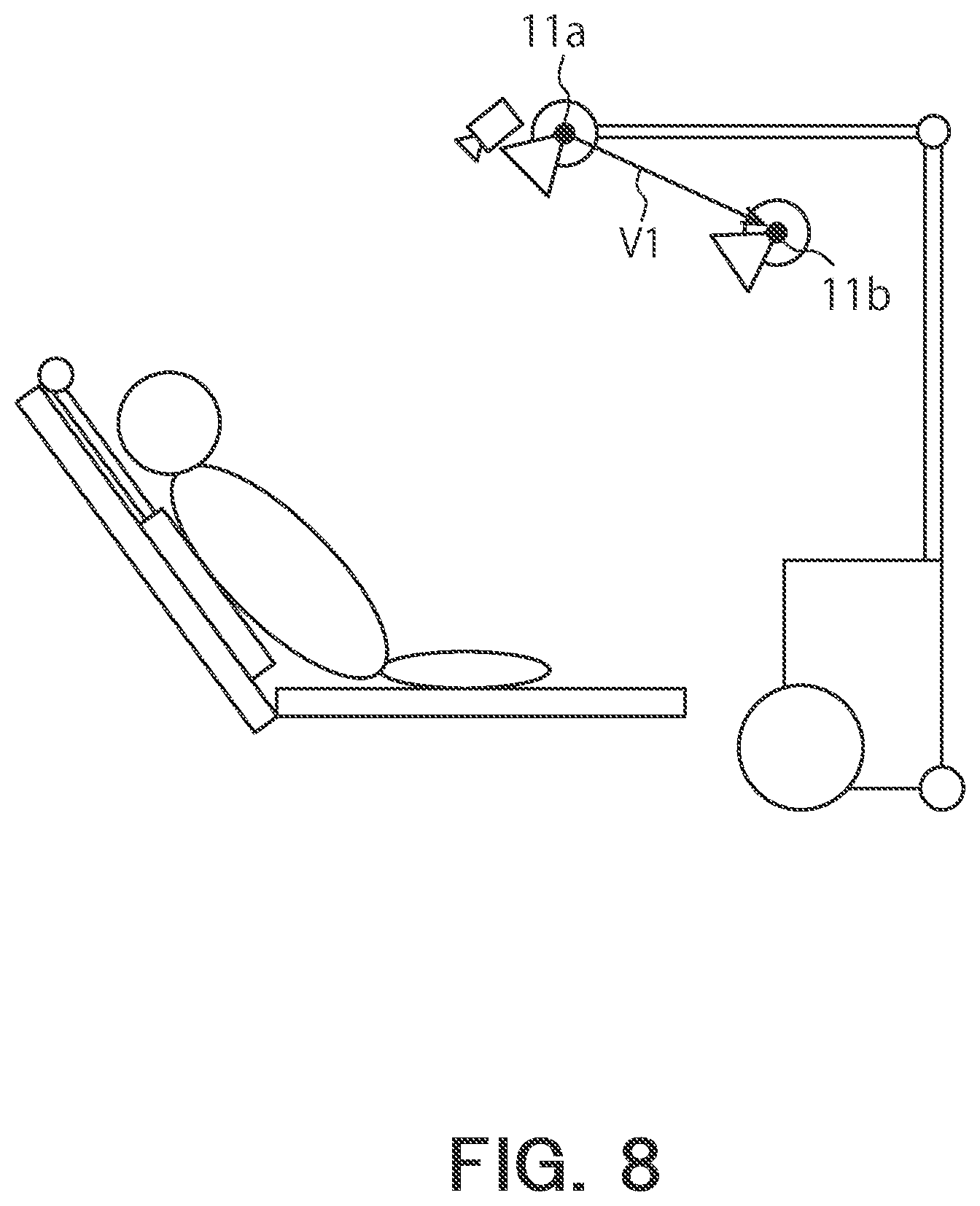 Patent US12303308 Figure 8 – X-ray diagnosis apparatus and non-transitory computer readable storage medium