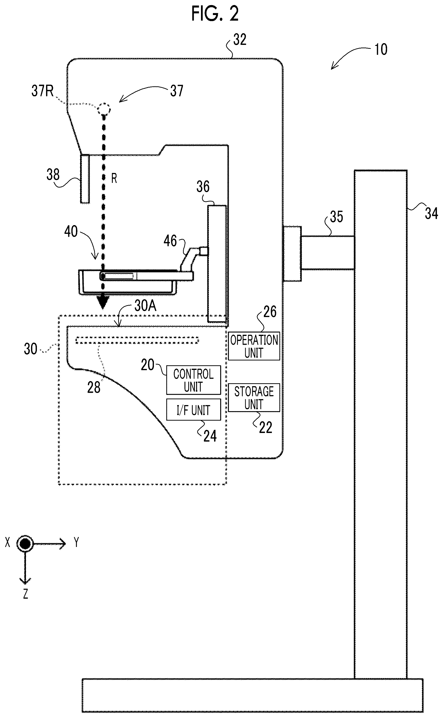 Patent US12303312 Figure 2 – Control apparatus, control method, and control program