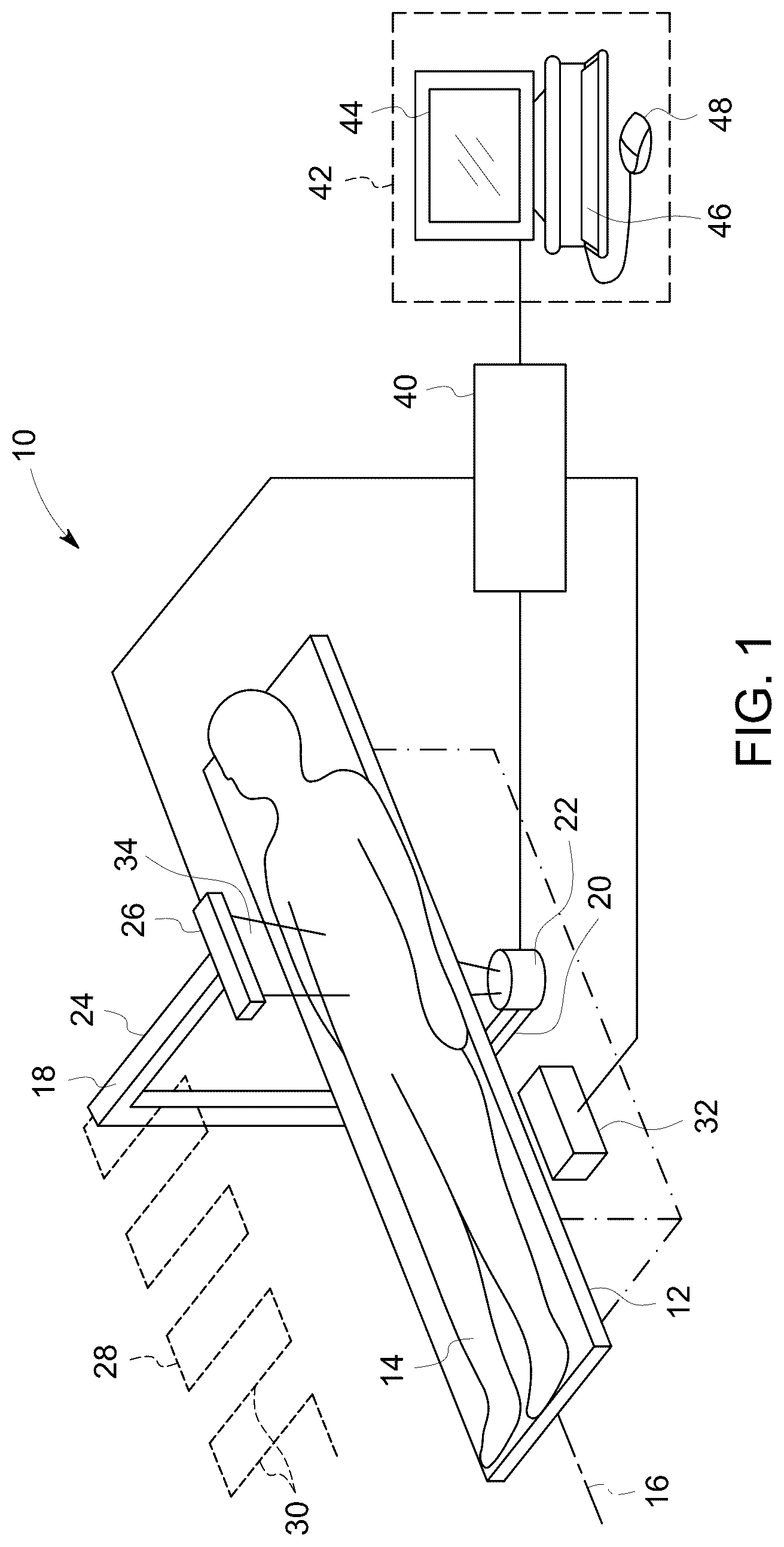 Patent US12303315 Figure 1 – System and method for imaging a subject