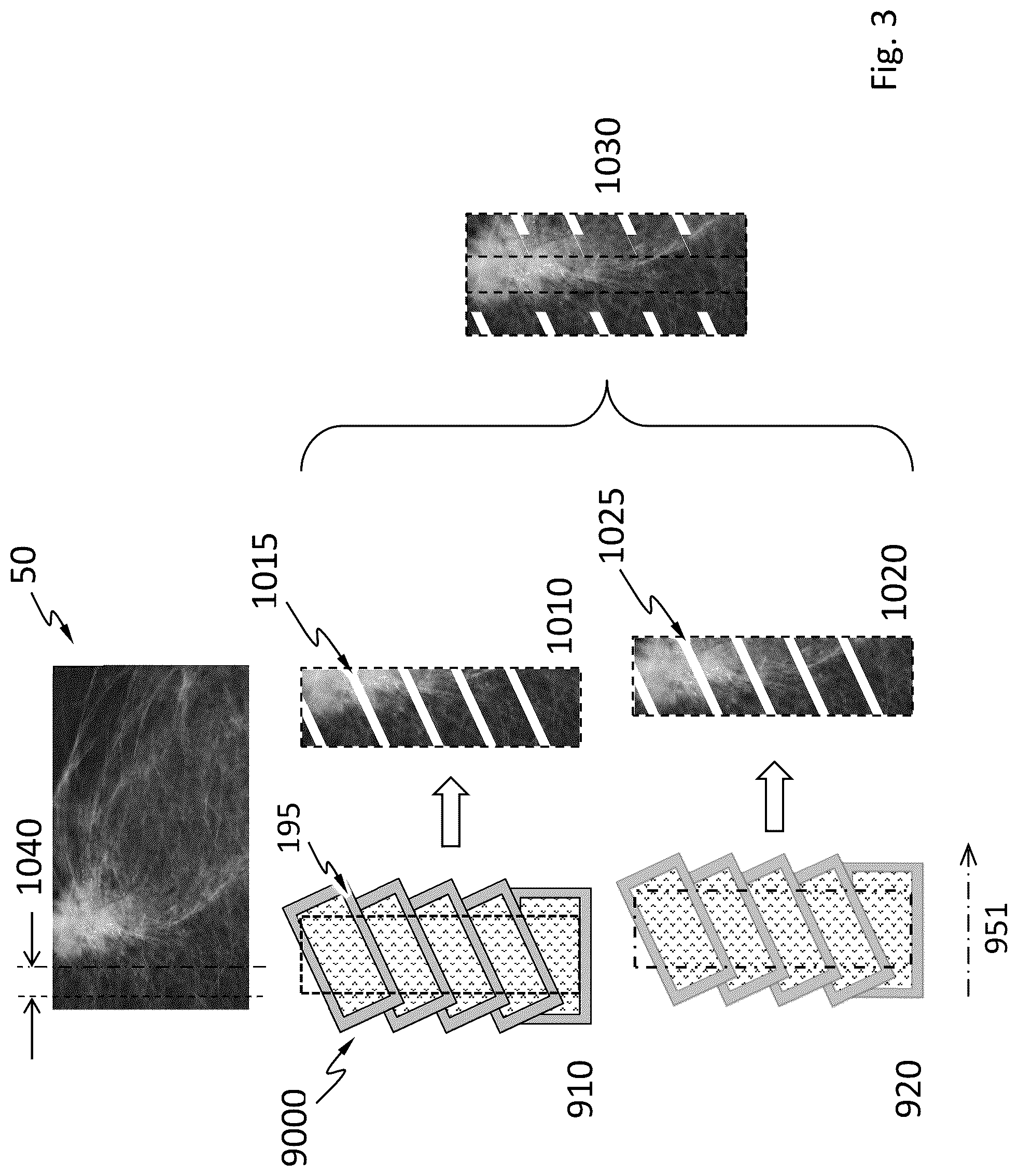 Patent US12303316 Figure 3 – Imaging method comprising moving an image sensor along a first direction among a plurality of positions relative to a scene and capturing partial image of the scene respectively at the plurality of positions