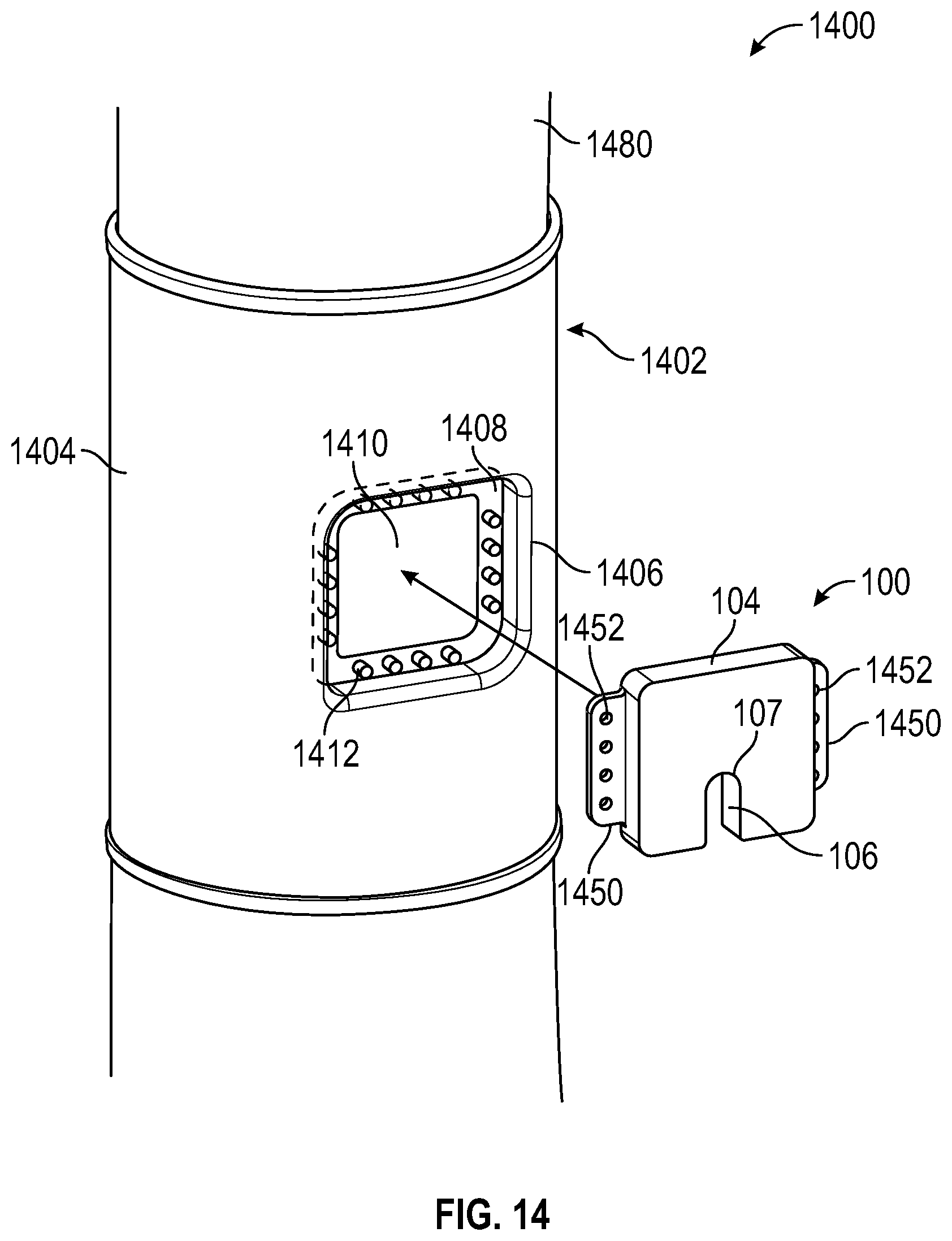 Patent US12303320 Figure 19 – Ultrasound probe with an integrated needle assembly and a computer program product, a method and a system for providing a path for inserting a needle of the ultrasound probe