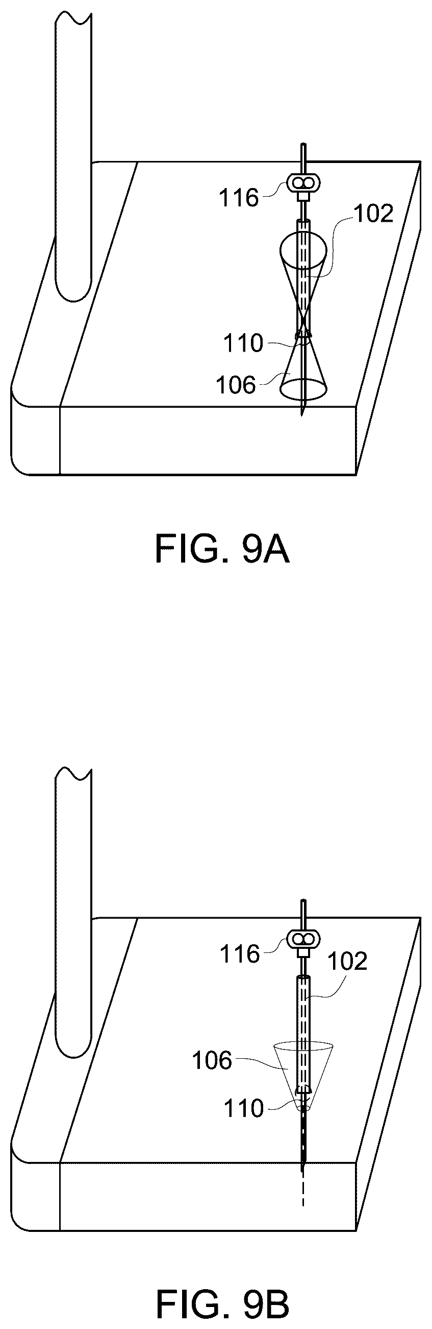 Patent US12303321 Figure 12 – Ultrasound probe with an integrated needle assembly and a computer program product, a method and a system for providing a path for inserting a needle of the ultrasound probe