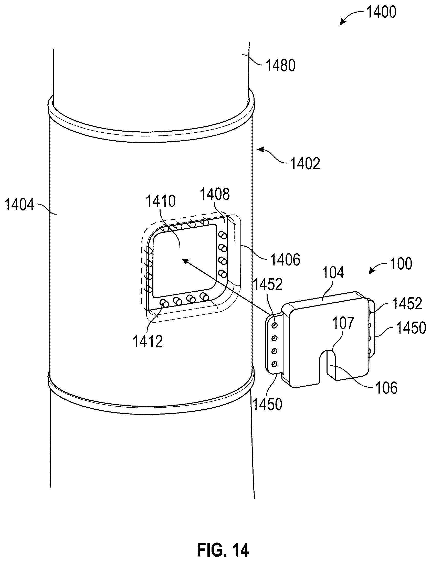 Patent US12303322 Figure 19 – Ultrasound probe with an integrated needle assembly and a computer program product, a method and a system for providing a path for inserting a needle of the ultrasound probe