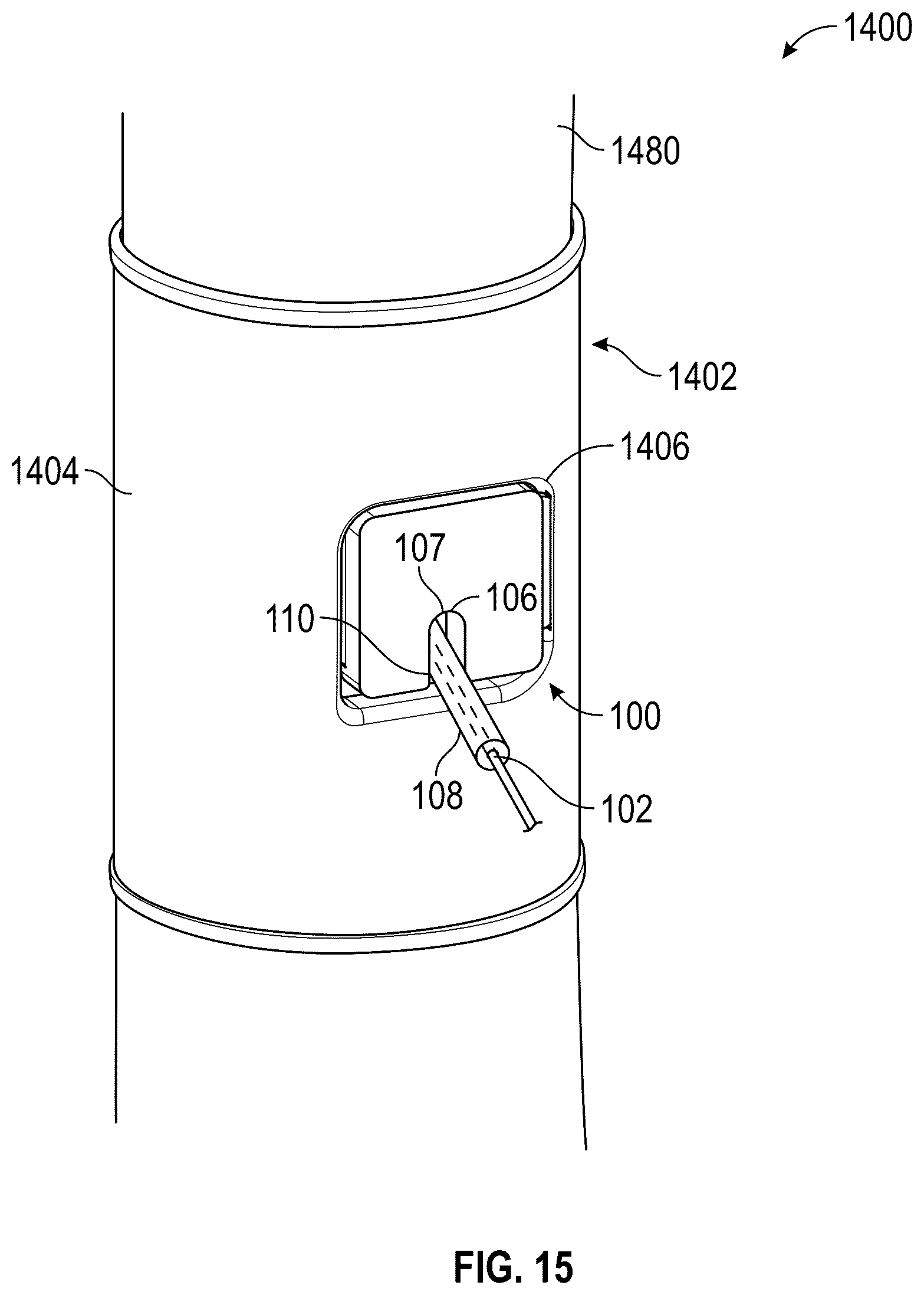 Patent US12303323 Figure 20 – Ultrasound probe with an integrated needle assembly and a computer program product, a method and a system for providing a path for inserting a needle of the ultrasound probe