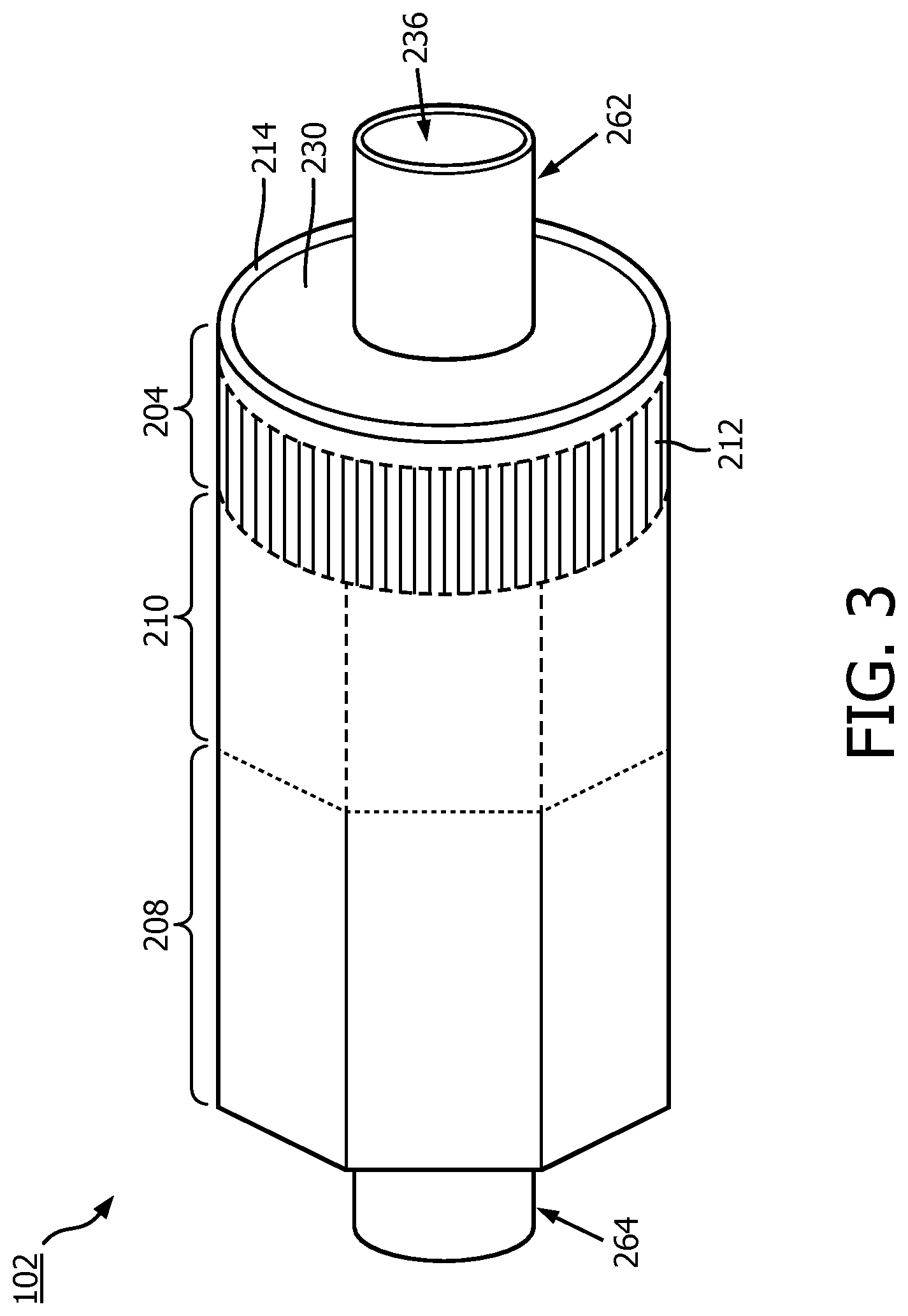 Patent US12303327 Figure 3 – Flexible support member for intraluminal imaging device and associated devices, systems, and methods