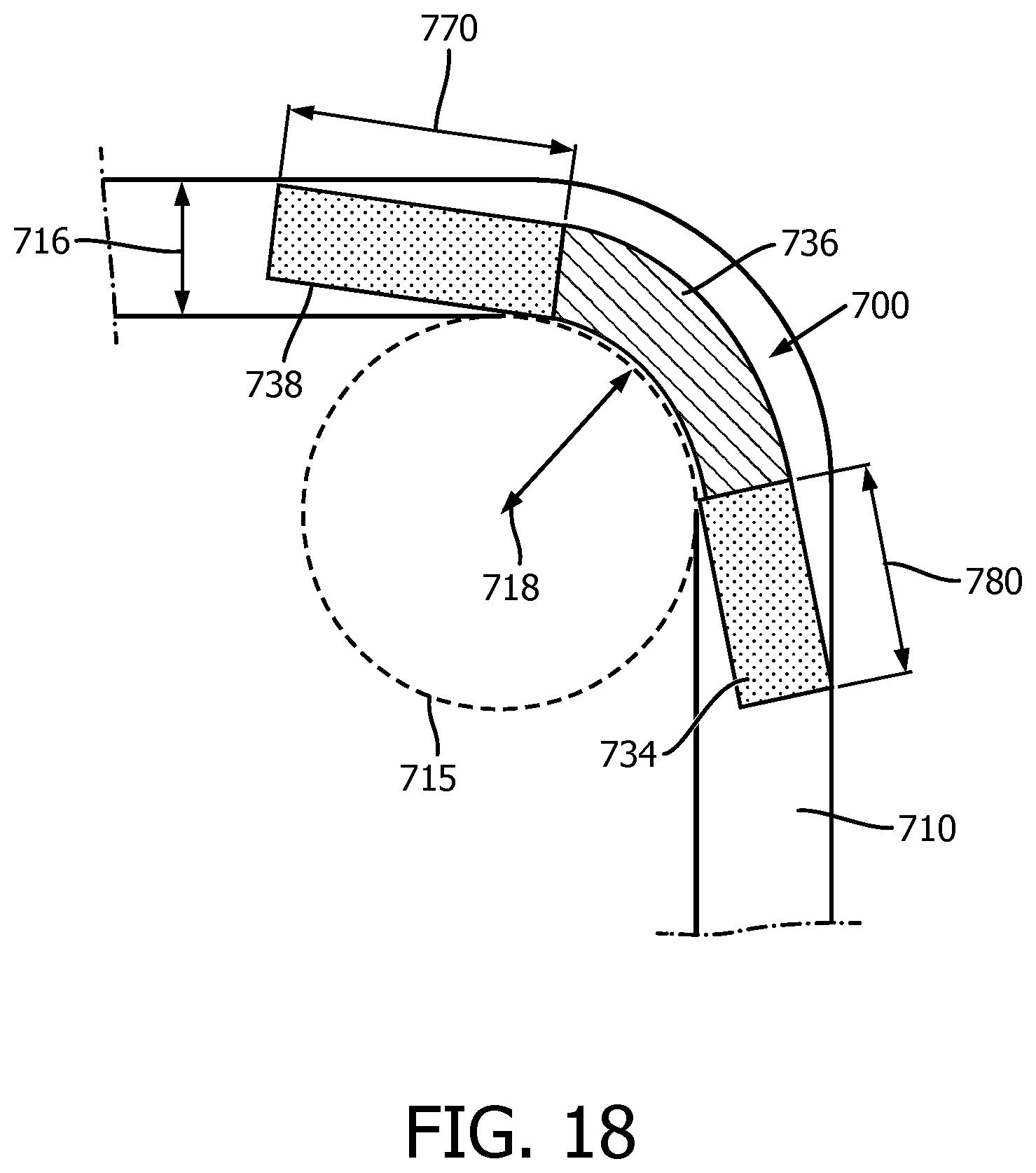 Patent US12303327 Figure 12 – Flexible support member for intraluminal imaging device and associated devices, systems, and methods