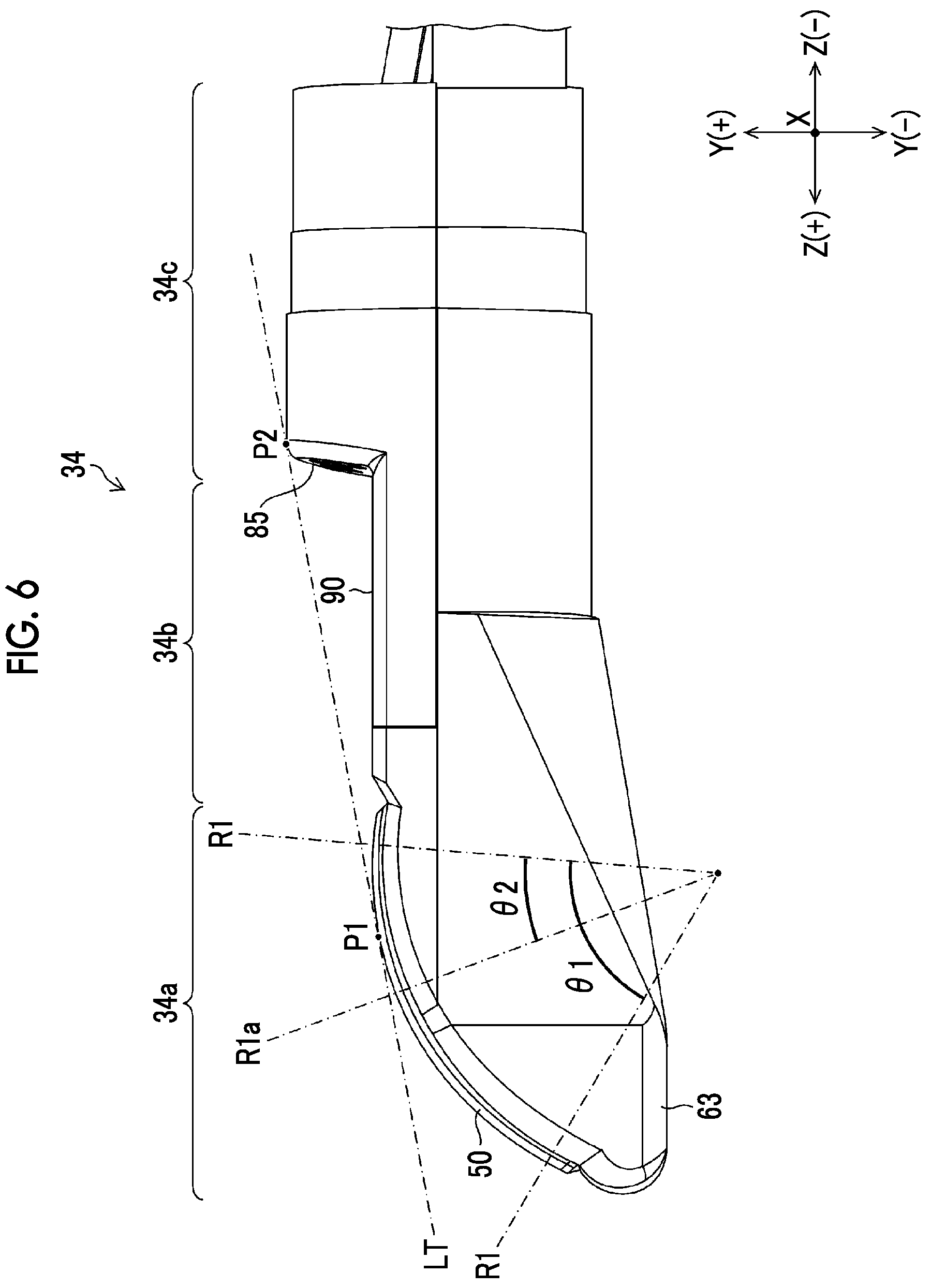 Patent US12303328 Figure 6 – Ultrasonic endoscope and distal end unit thereof