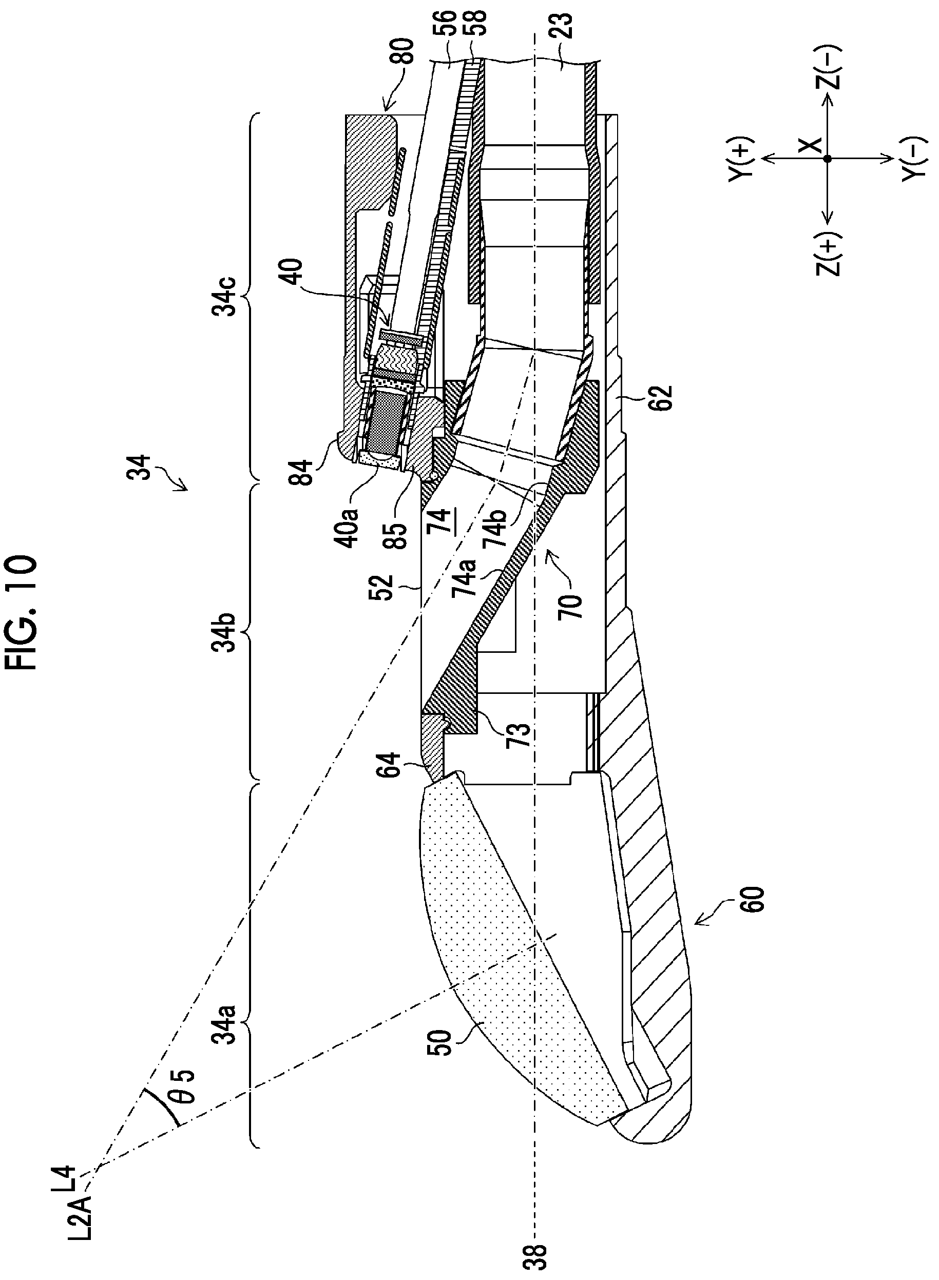 Patent US12303328 Figure 10 – Ultrasonic endoscope and distal end unit thereof