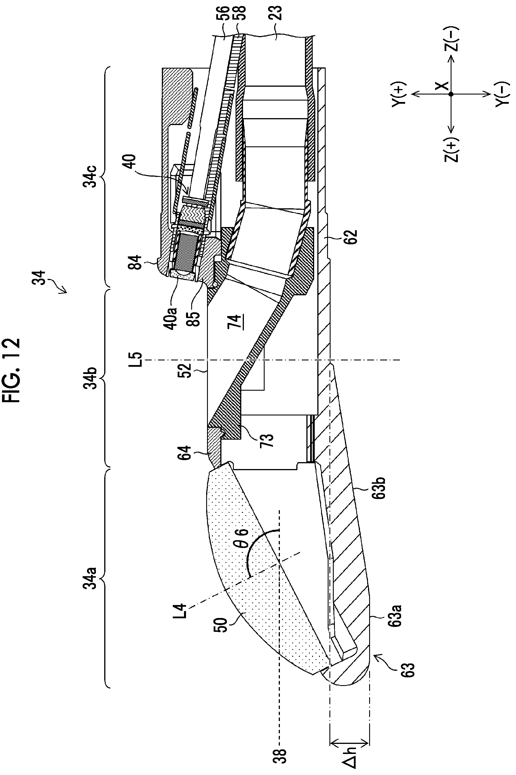 Patent US12303328 Figure 12 – Ultrasonic endoscope and distal end unit thereof