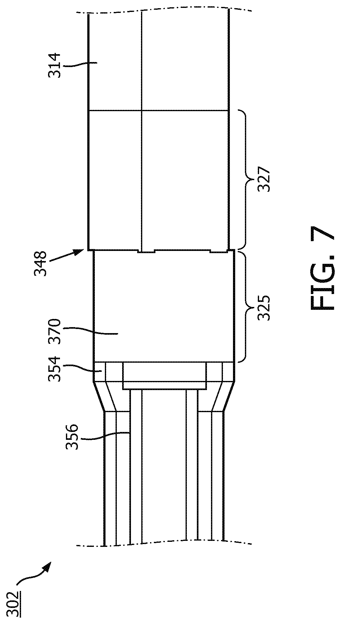 Patent US12303329 Figure 6 – Fluid barrier for intraluminal ultrasound imaging and associated devices, systems, and methods