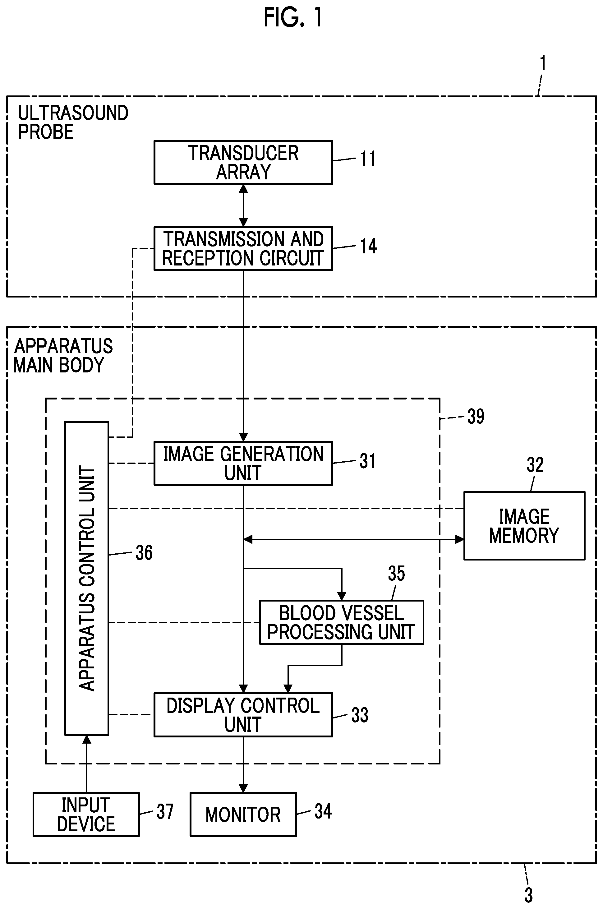 Patent US12303336 Figure 1 – Ultrasound diagnostic apparatus and control method of ultrasound diagnostic apparatus