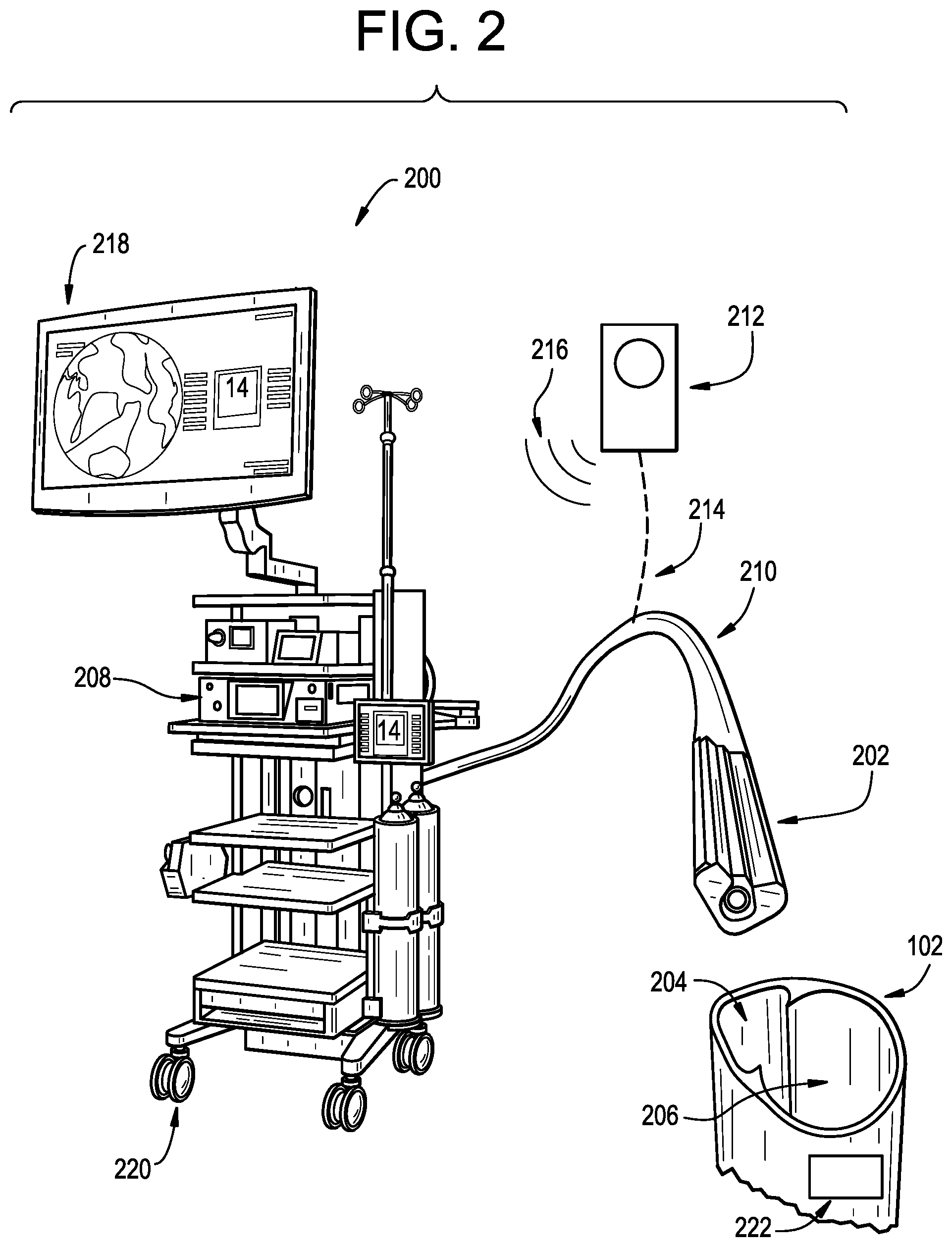 Patent US12303341 Figure 2 – Camera position indication systems and methods