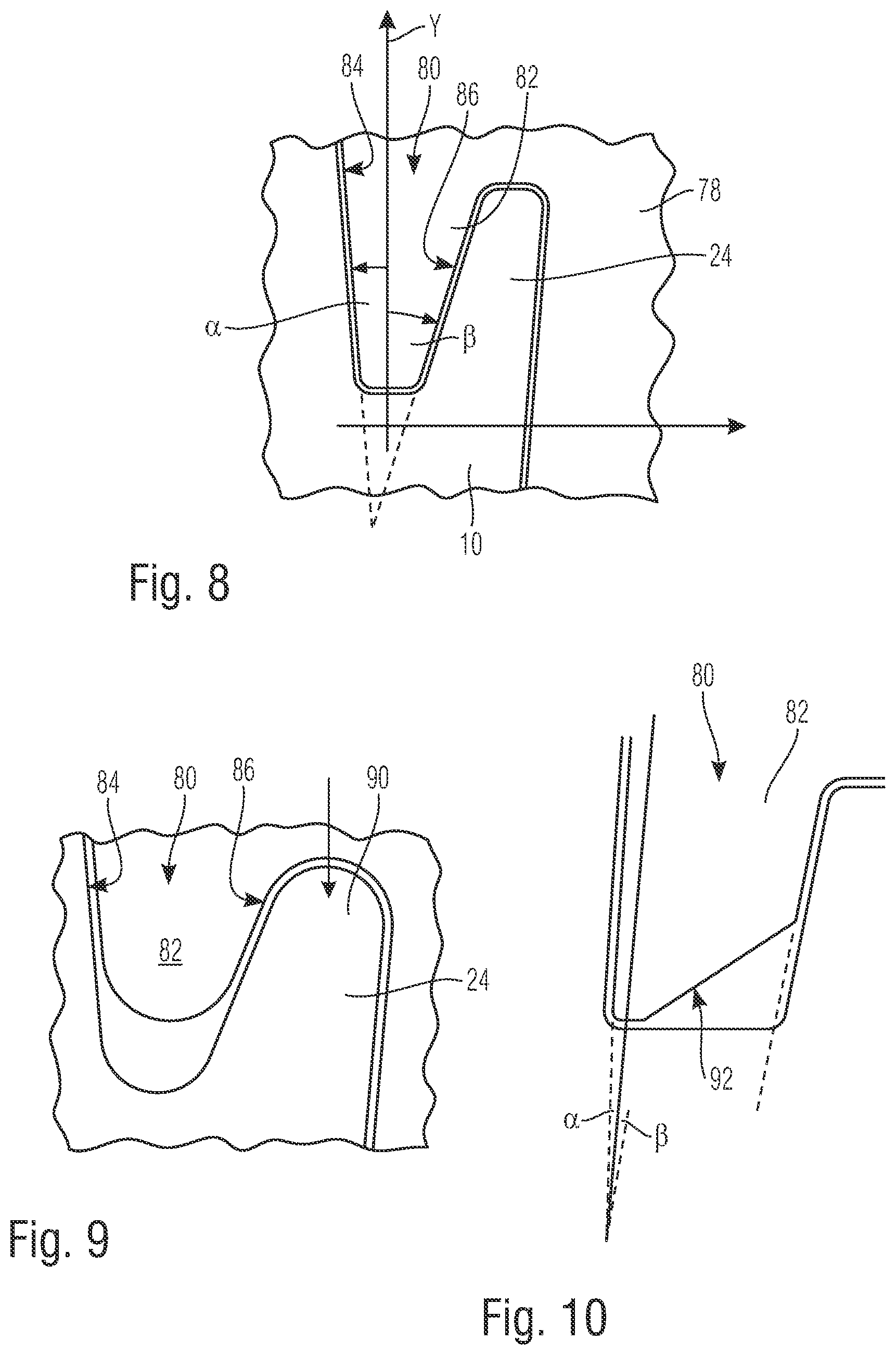 Patent US12303343 Figure 5 – Round dental blank holding ring and an arrangement having a blank and a holding ring