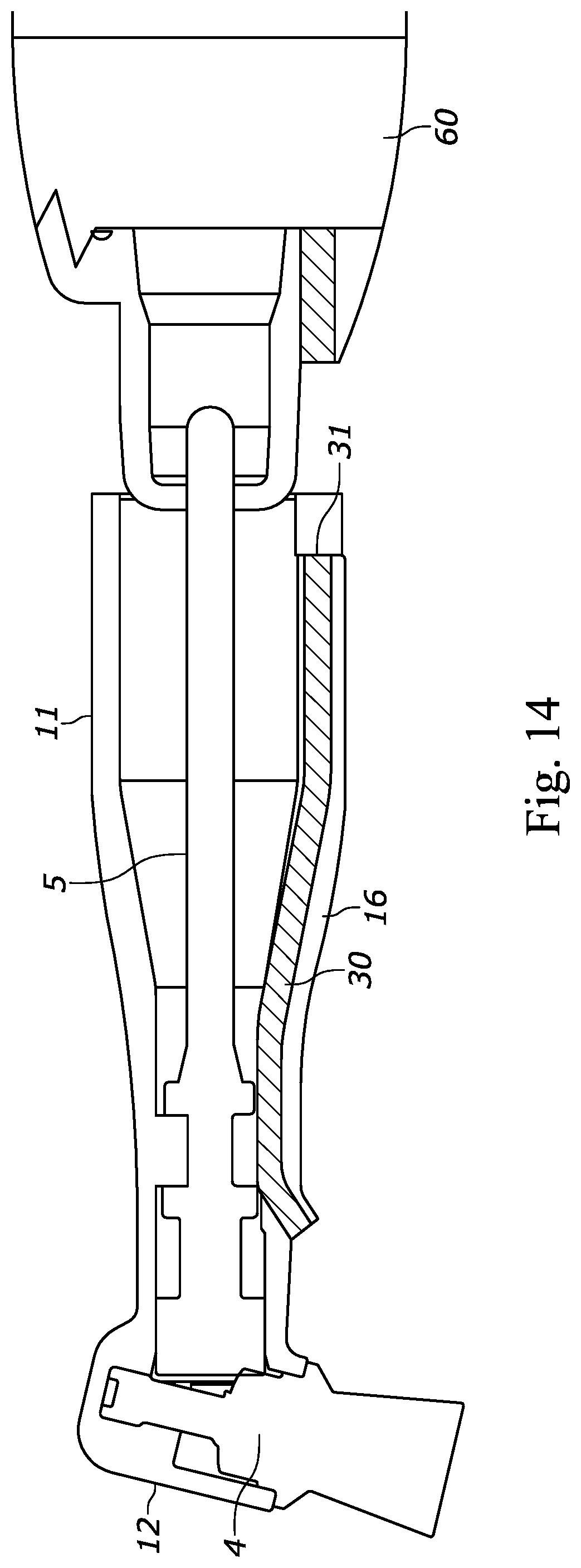 Patent US12303344 Figure 9 – Angled-head rotary cleaning device for dental purposes