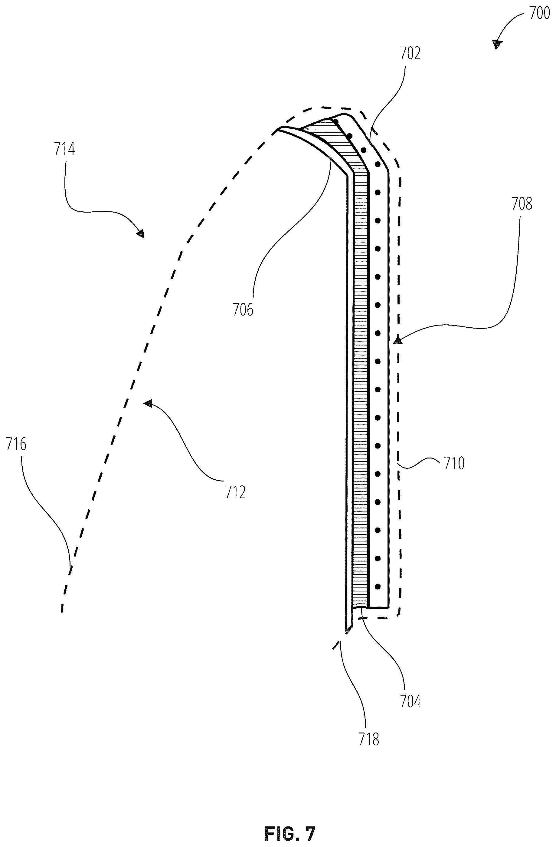 Patent US12303345 Figure 7 – Dental treatment tray