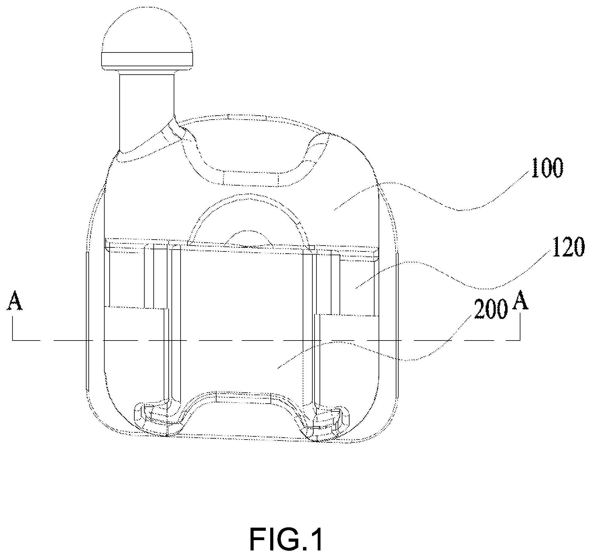 Patent US12303349 Figure 1 – Orthodontic appliance