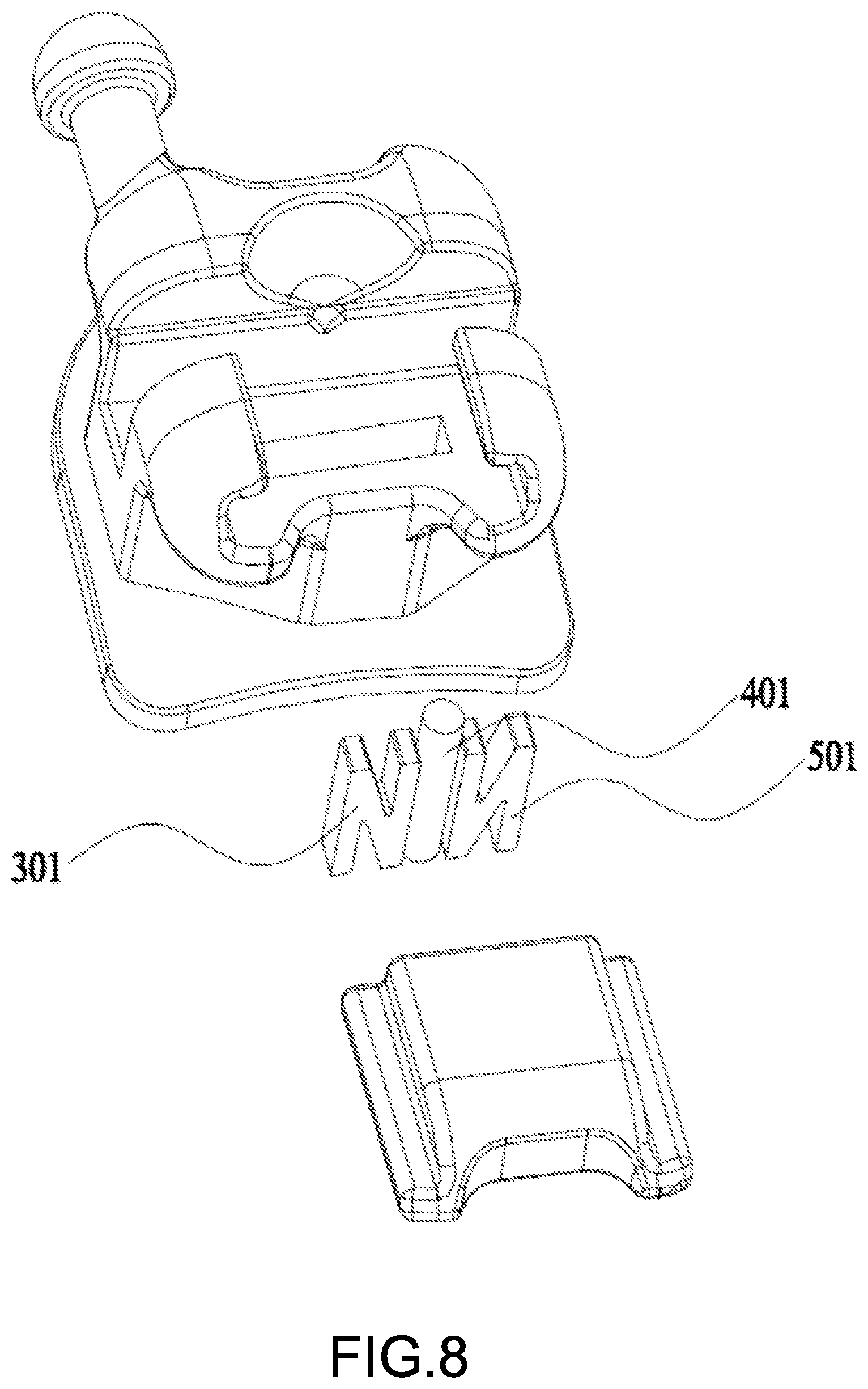 Patent US12303349 Figure 6 – Orthodontic appliance