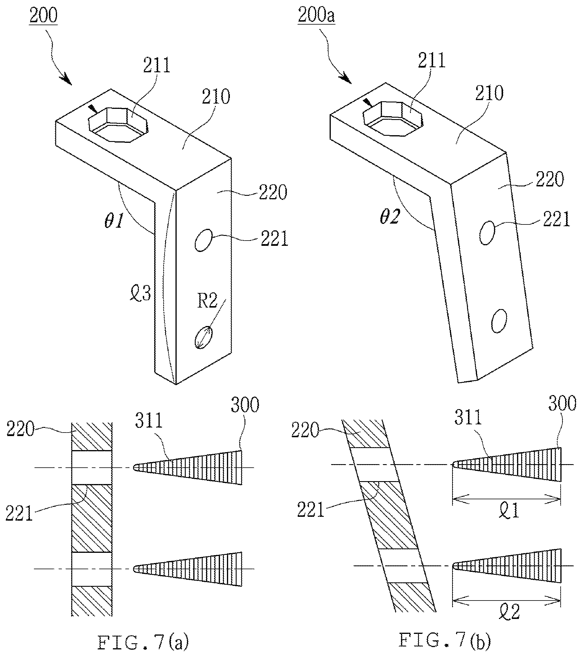 Patent US12303350 Figure 7 – Lateral wall supported implant system with supporting screw surgical guide